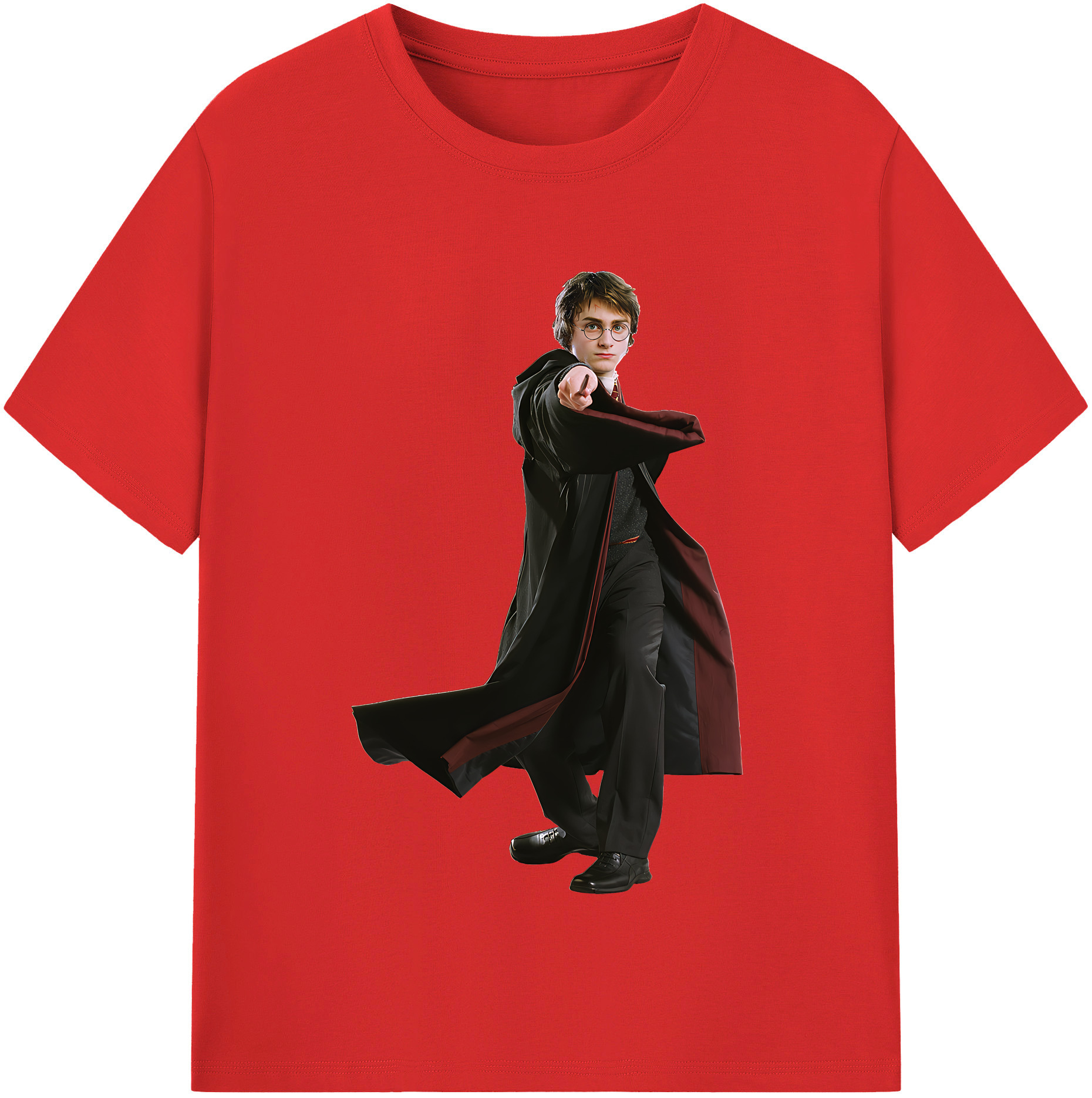 （画像用） Harry Potter ハリー・ポッターシリーズ レディースカジュアルプリントTシャツ（綿100％）