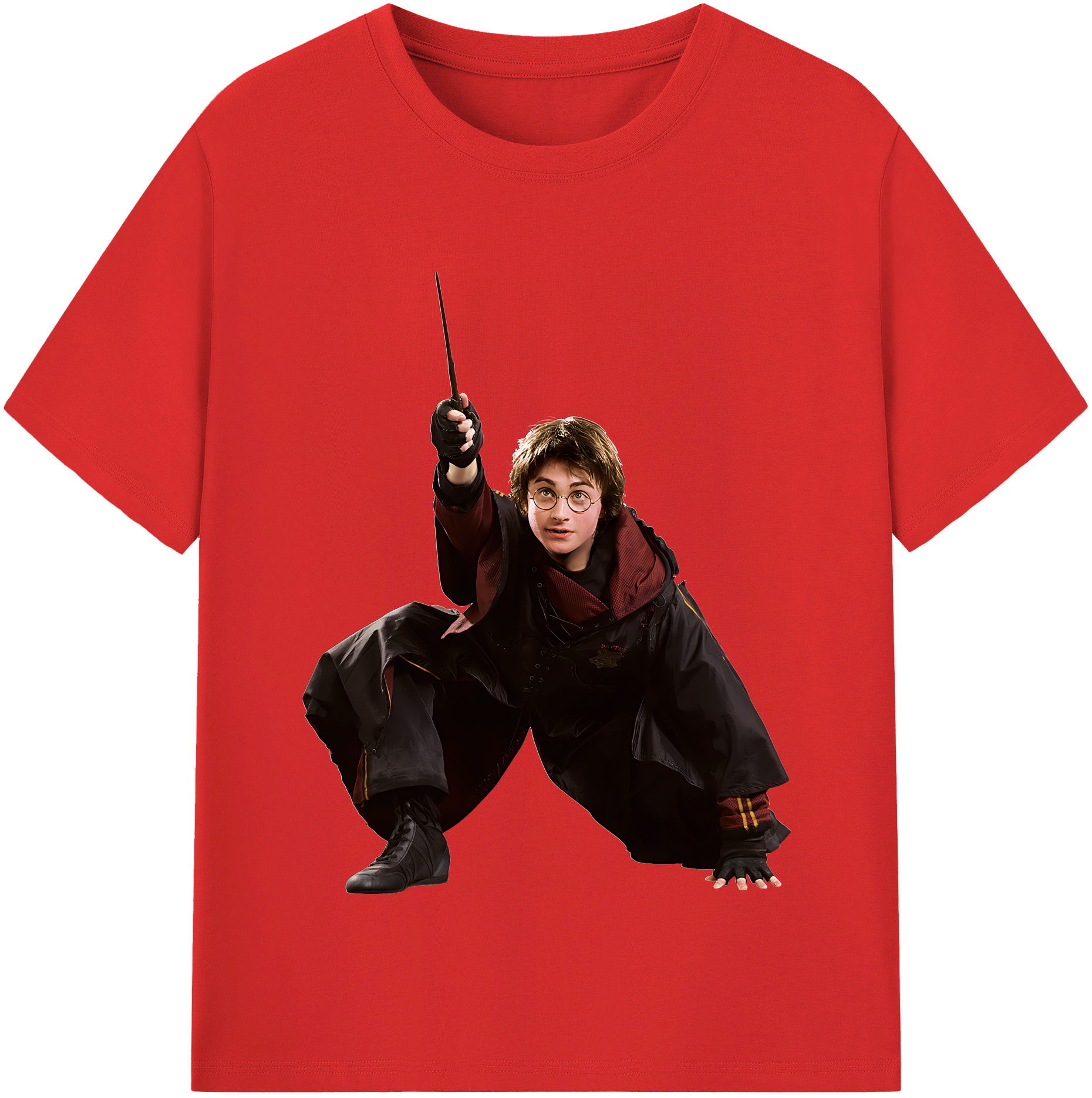 （画像用） Harry Potter ハリー・ポッターシリーズ レディースカジュアルプリントTシャツ（綿100％）