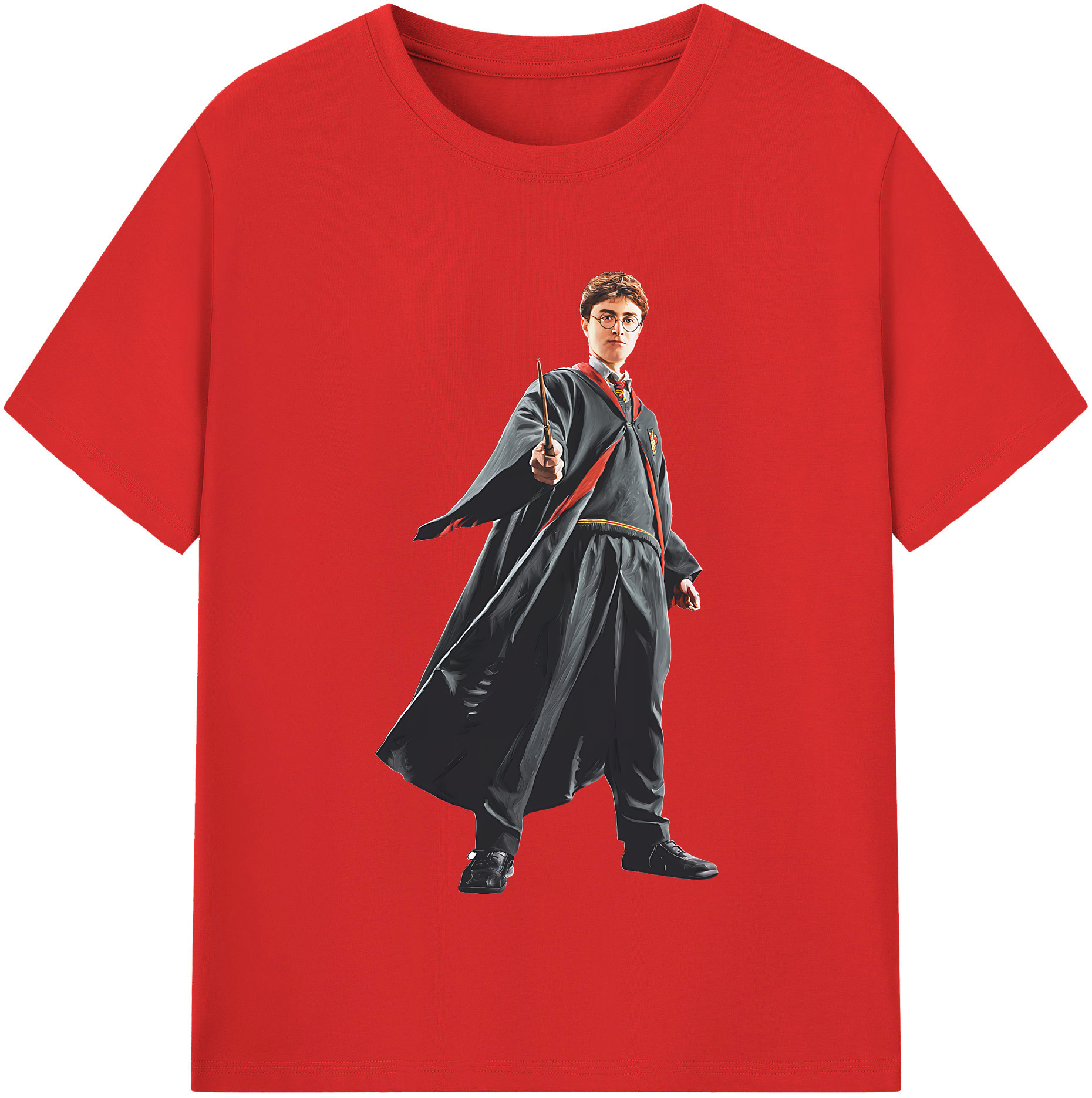（画像用） Harry Potter ハリー・ポッターシリーズ レディースカジュアルプリントTシャツ（綿100％）