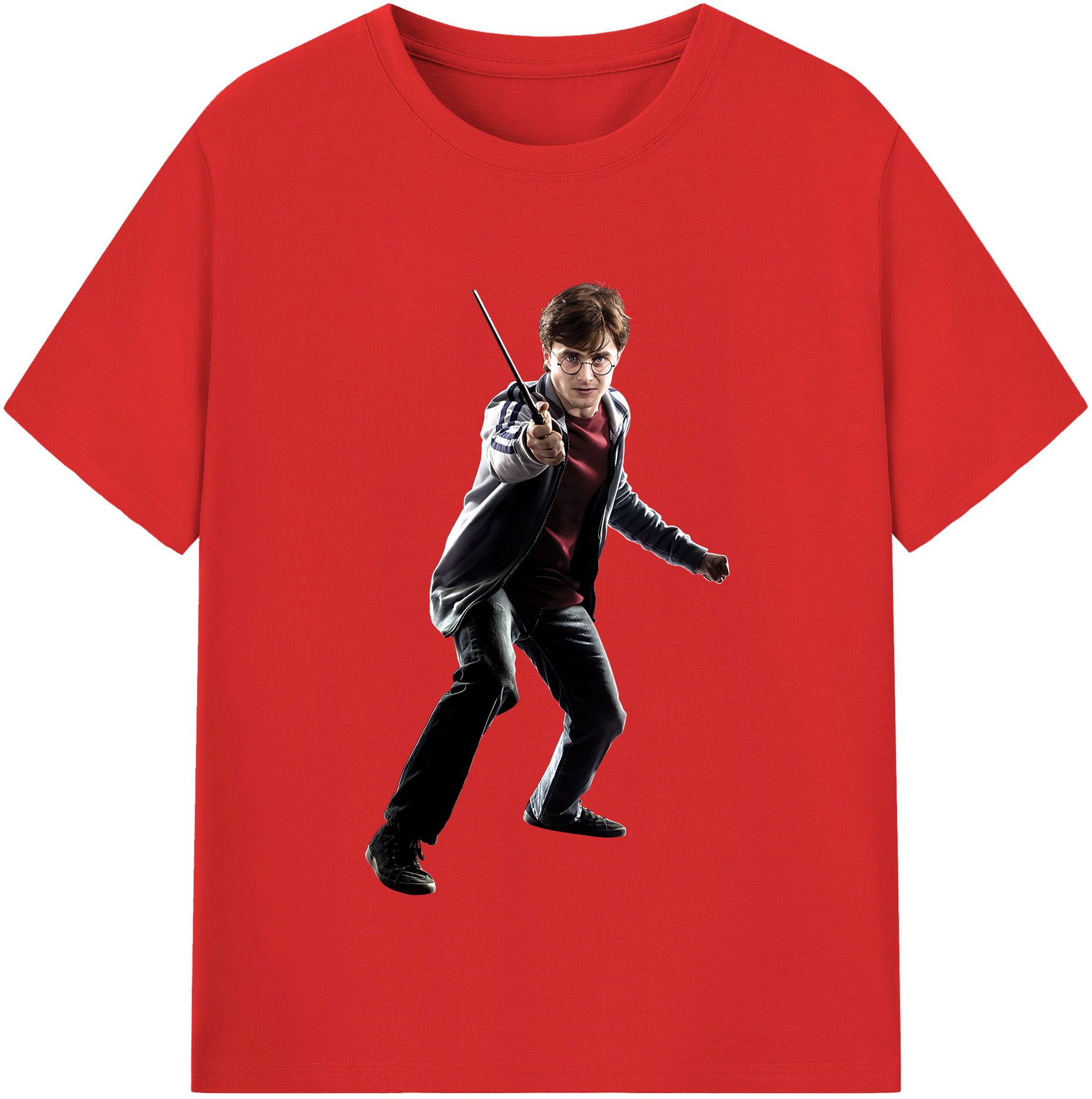 （画像用） Harry Potter ハリー・ポッターシリーズ レディースカジュアルプリントTシャツ（綿100％）