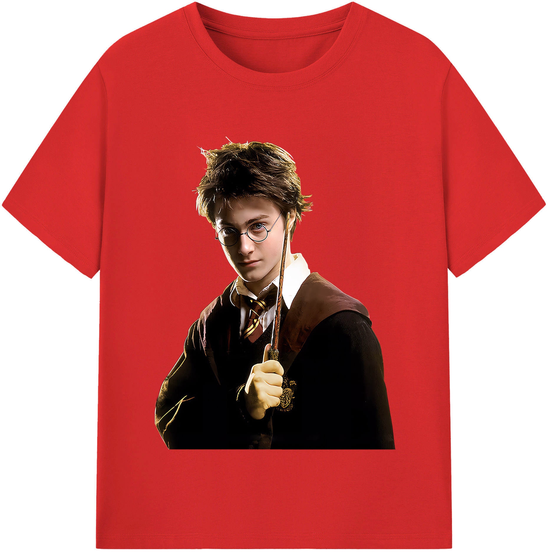 （画像用） Harry Potter ハリー・ポッターシリーズ レディースカジュアルプリントTシャツ（綿100％）