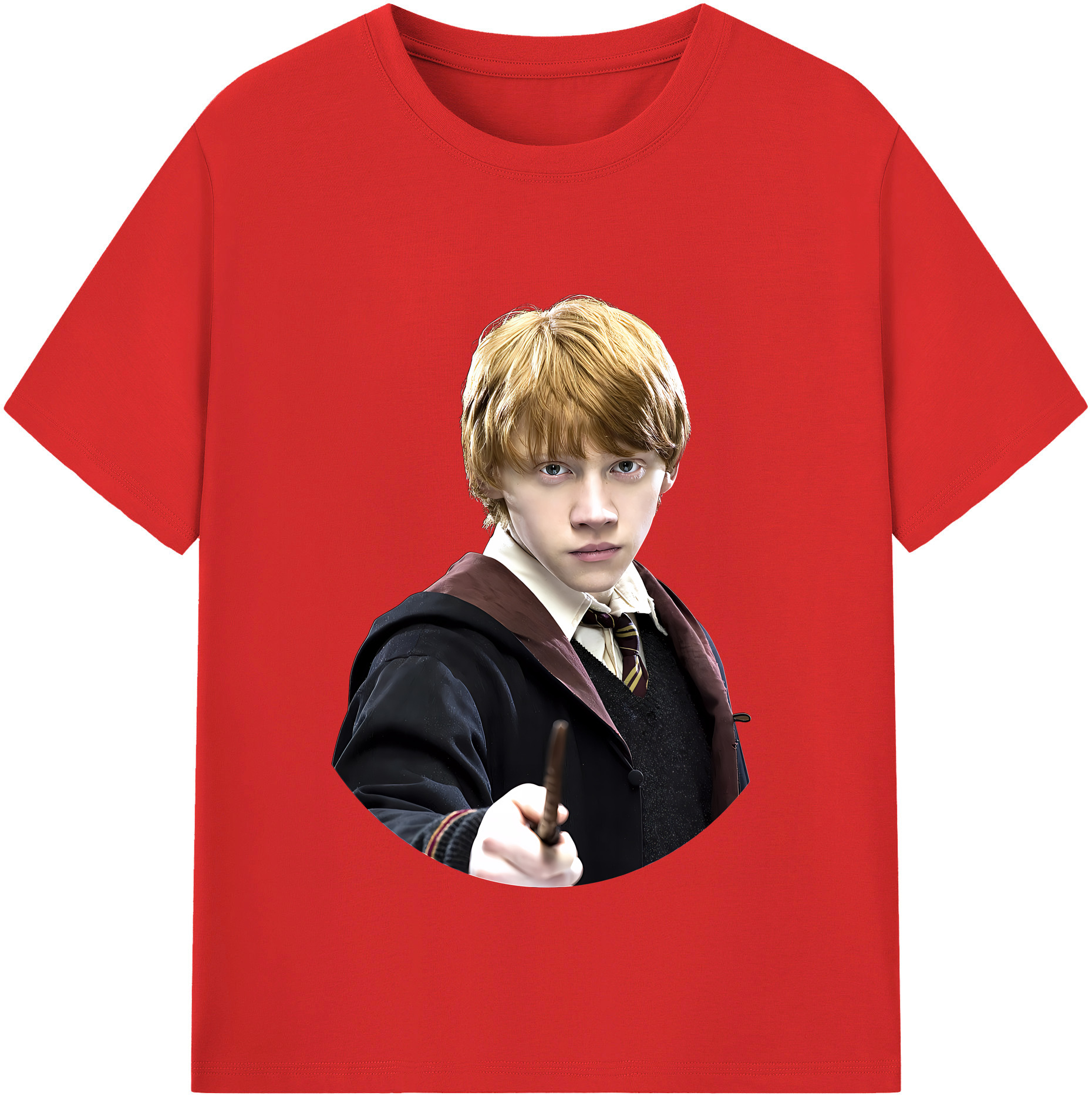 （画像用） Harry Potter ハリー・ポッターシリーズ レディースカジュアルプリントTシャツ（綿100％）