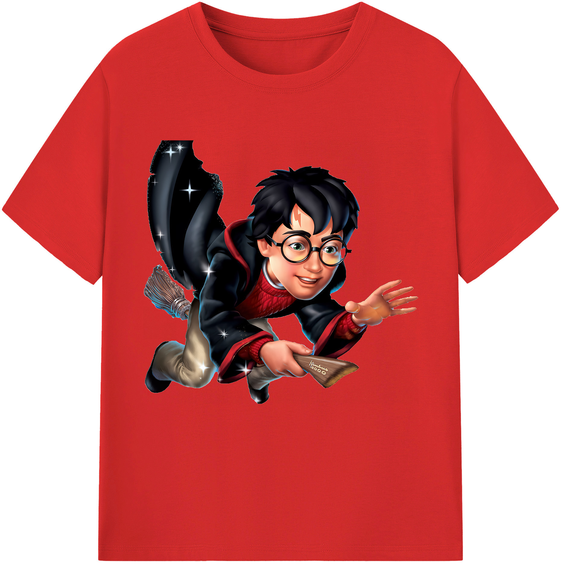 （画像用） Harry Potter ハリー・ポッターシリーズ レディースカジュアルプリントTシャツ（綿100％）