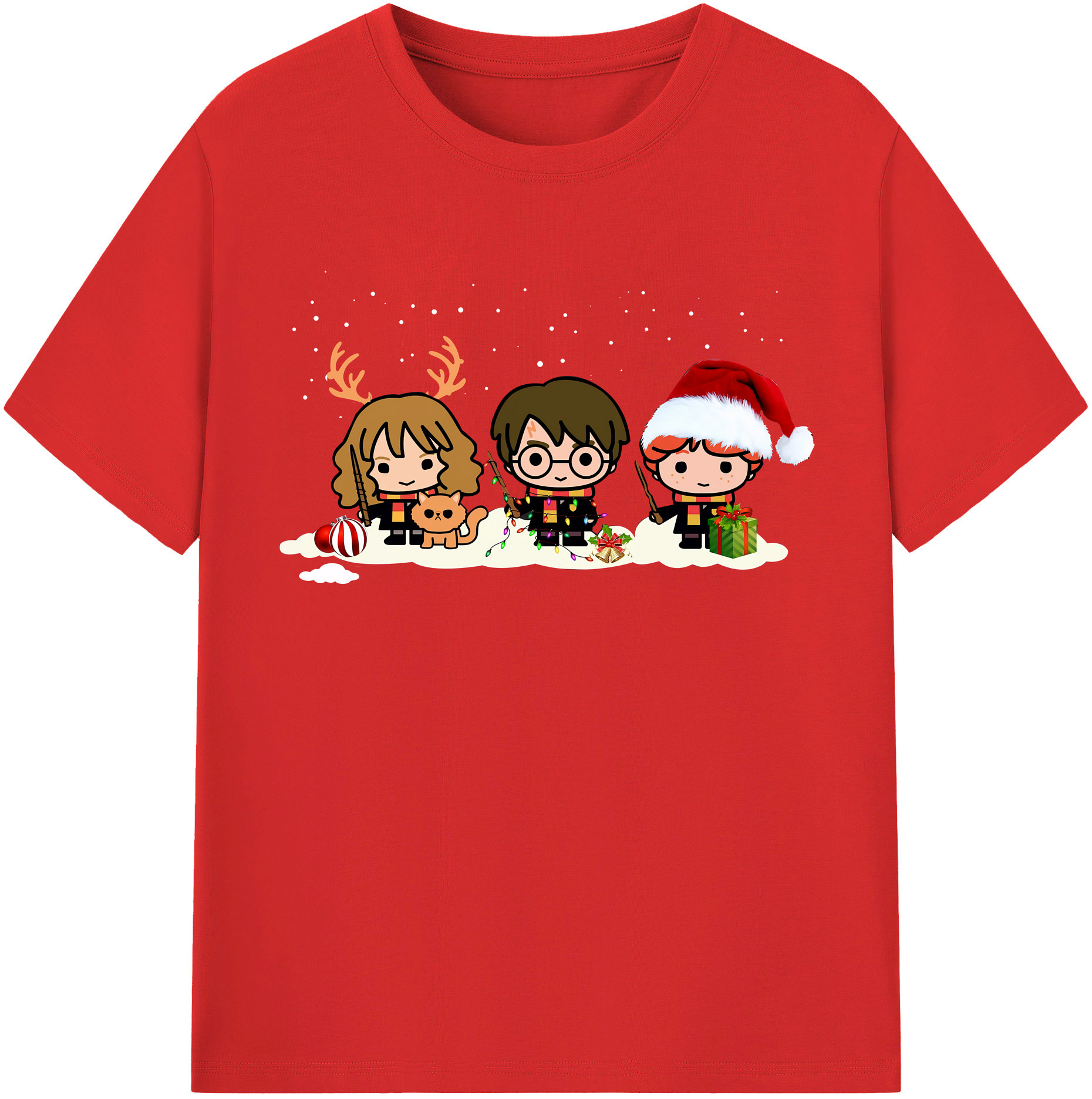 （画像用） Harry Potter ハリー・ポッターシリーズ レディースカジュアルプリントTシャツ（綿100％）