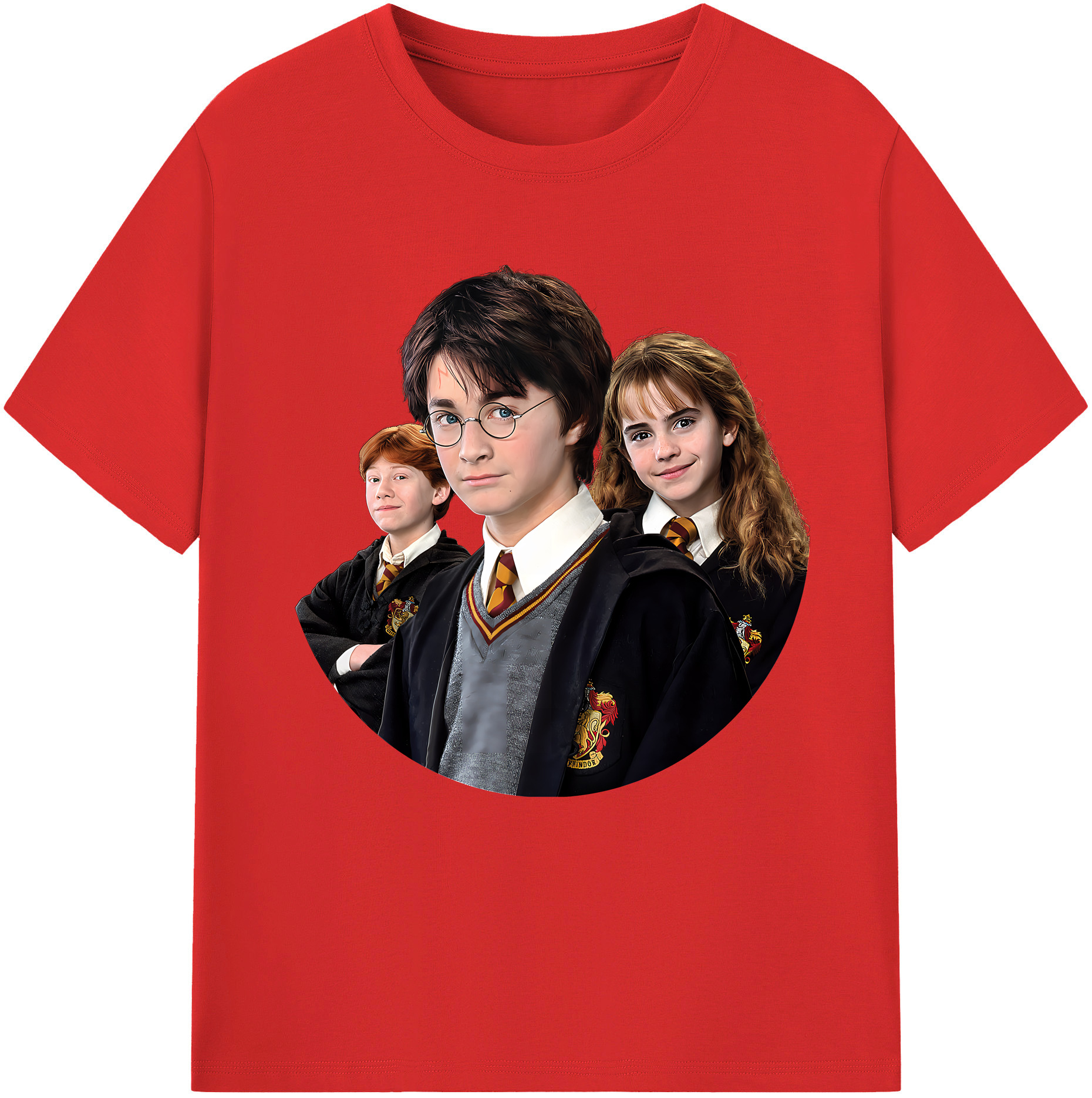 （画像用） Harry Potter ハリー・ポッターシリーズ レディースカジュアルプリントTシャツ（綿100％）