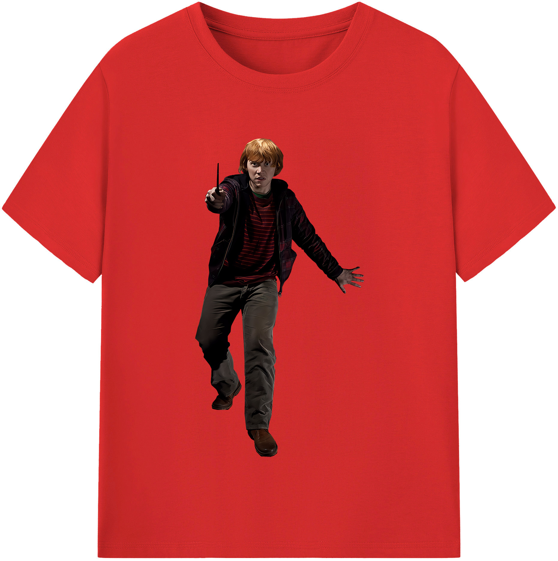 （画像用） Harry Potter ハリー・ポッターシリーズ レディースカジュアルプリントTシャツ（綿100％）