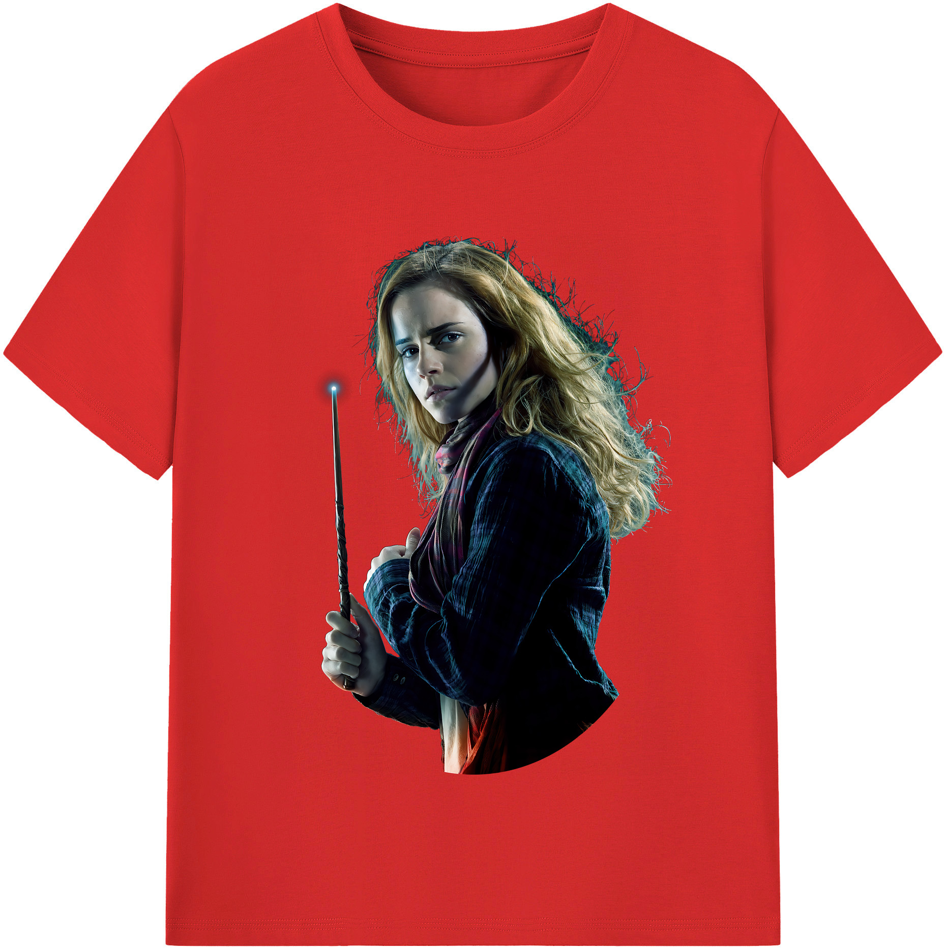 （画像用） Harry Potter ハリー・ポッターシリーズ レディースカジュアルプリントTシャツ（綿100％）