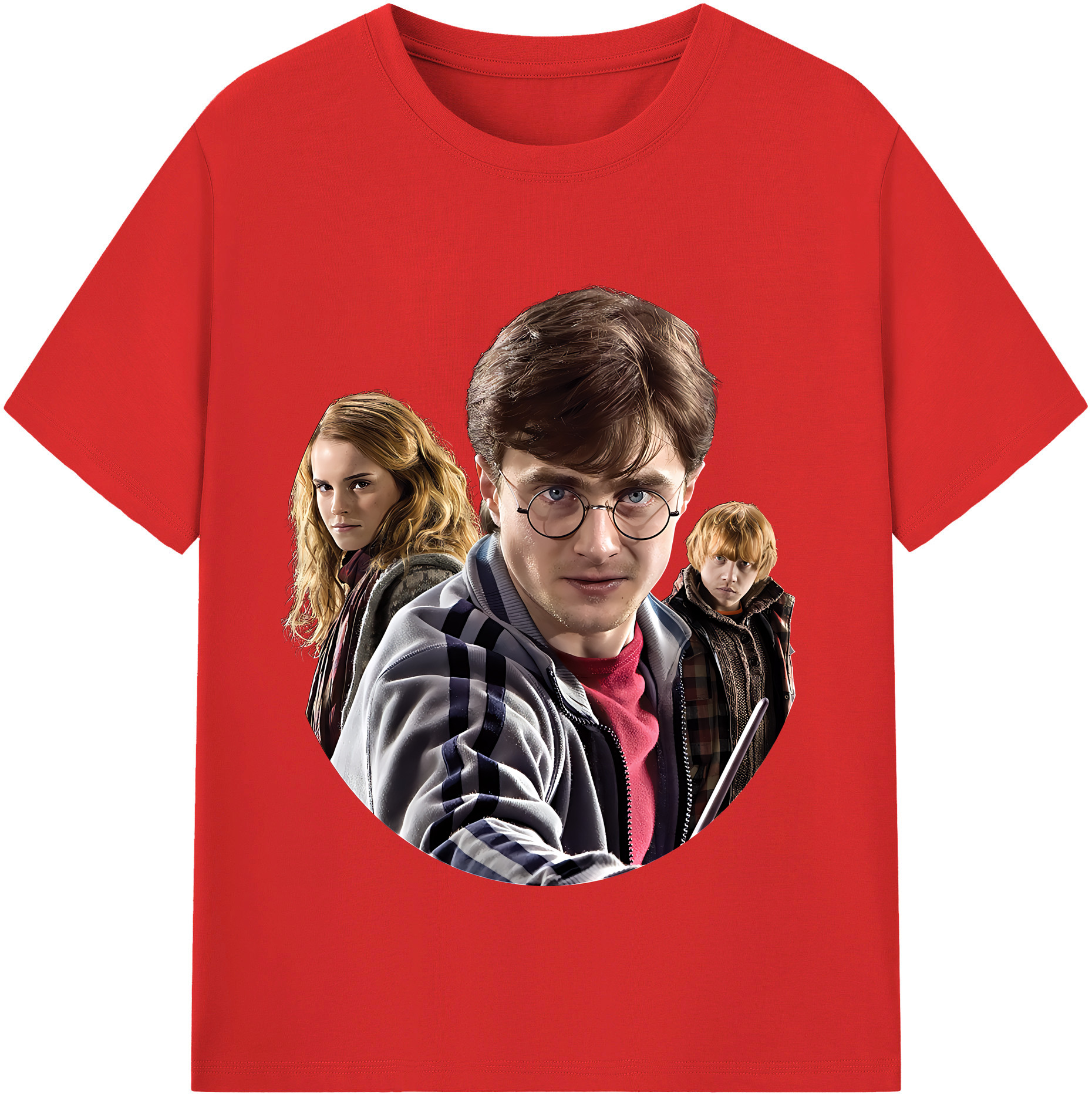 （画像用） Harry Potter ハリー・ポッターシリーズ レディースカジュアルプリントTシャツ（綿100％）