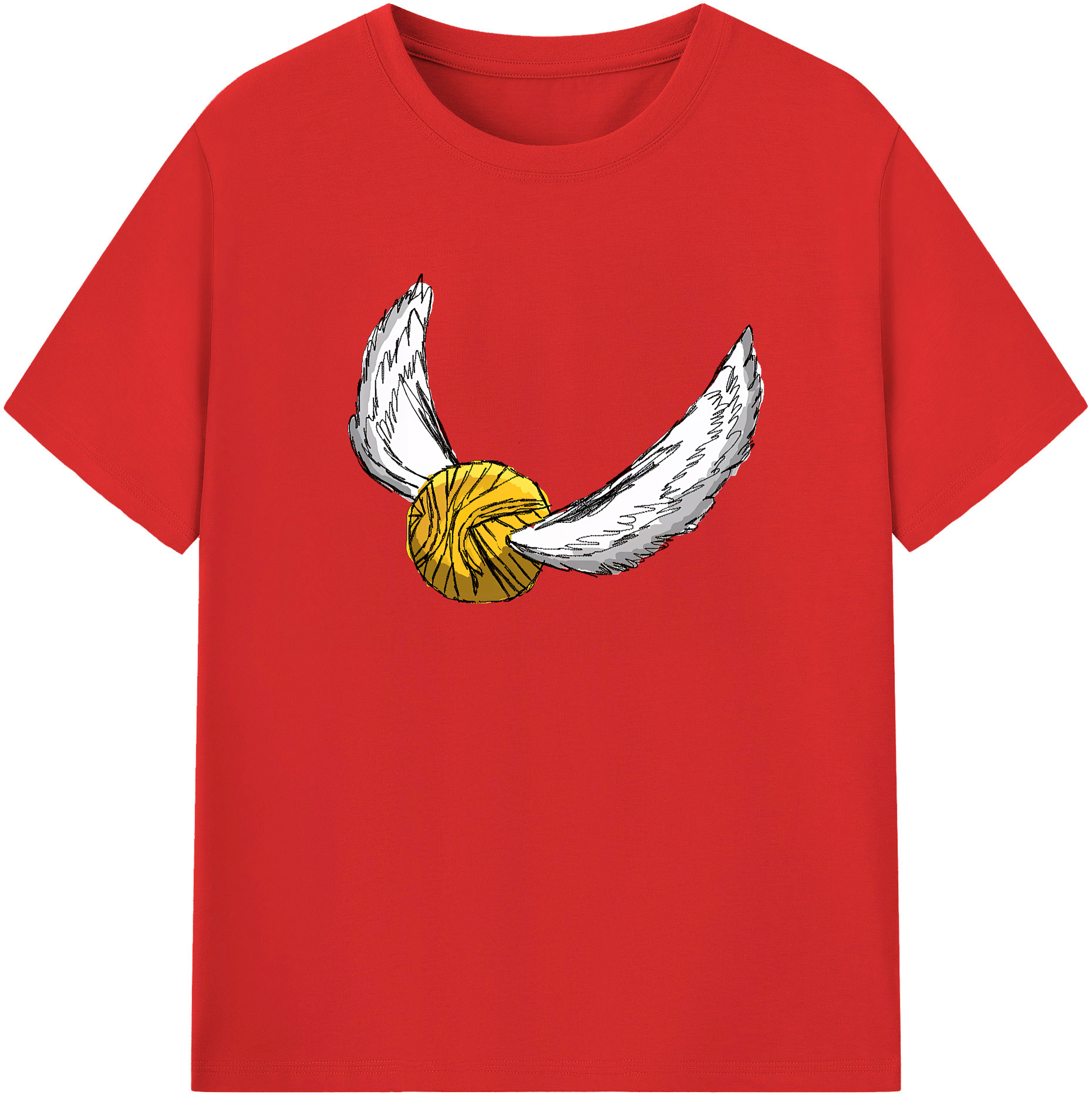 （画像用） Harry Potter ハリー・ポッターシリーズ レディースカジュアルプリントTシャツ（綿100％）