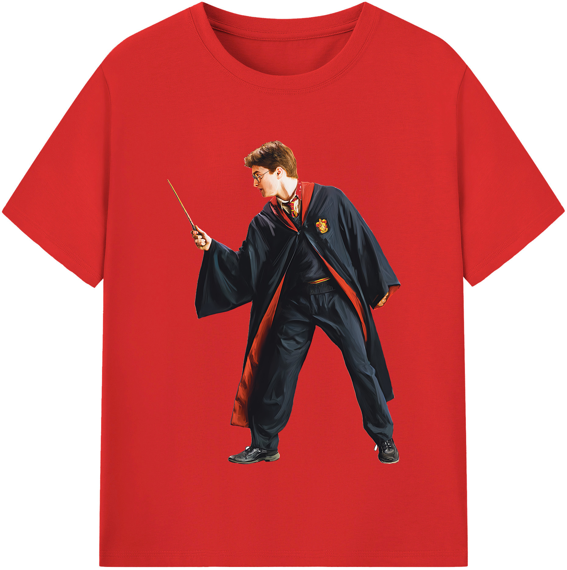 （画像用） Harry Potter ハリー・ポッターシリーズ レディースカジュアルプリントTシャツ（綿100％）