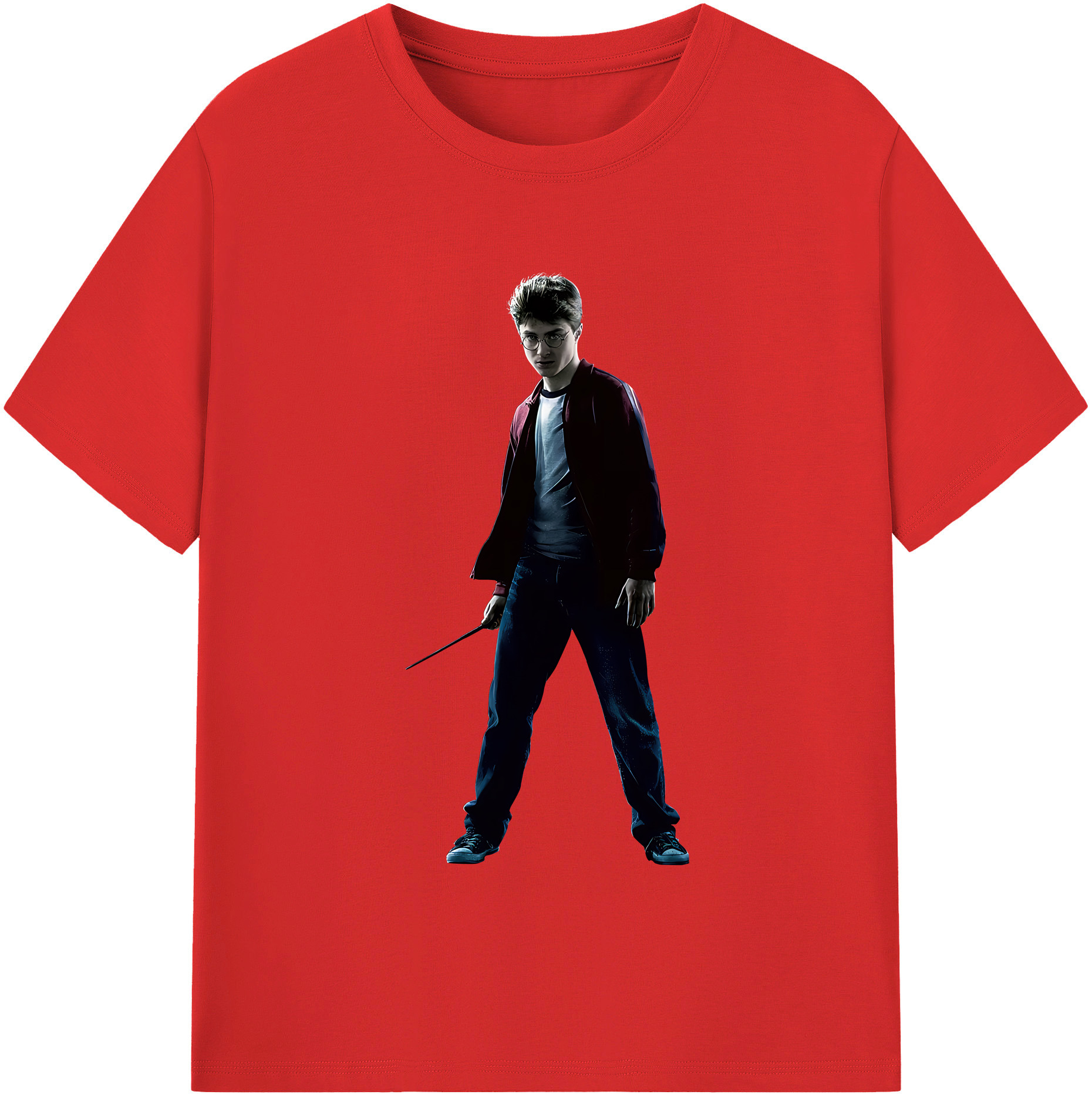 （画像用） Harry Potter ハリー・ポッターシリーズ レディースカジュアルプリントTシャツ（綿100％）