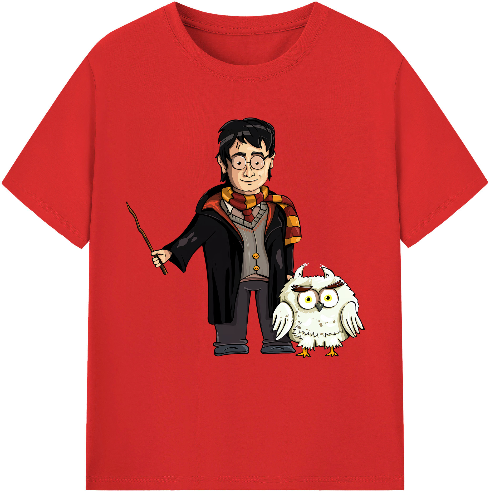 （画像用） Harry Potter ハリー・ポッターシリーズ レディースカジュアルプリントTシャツ（綿100％）