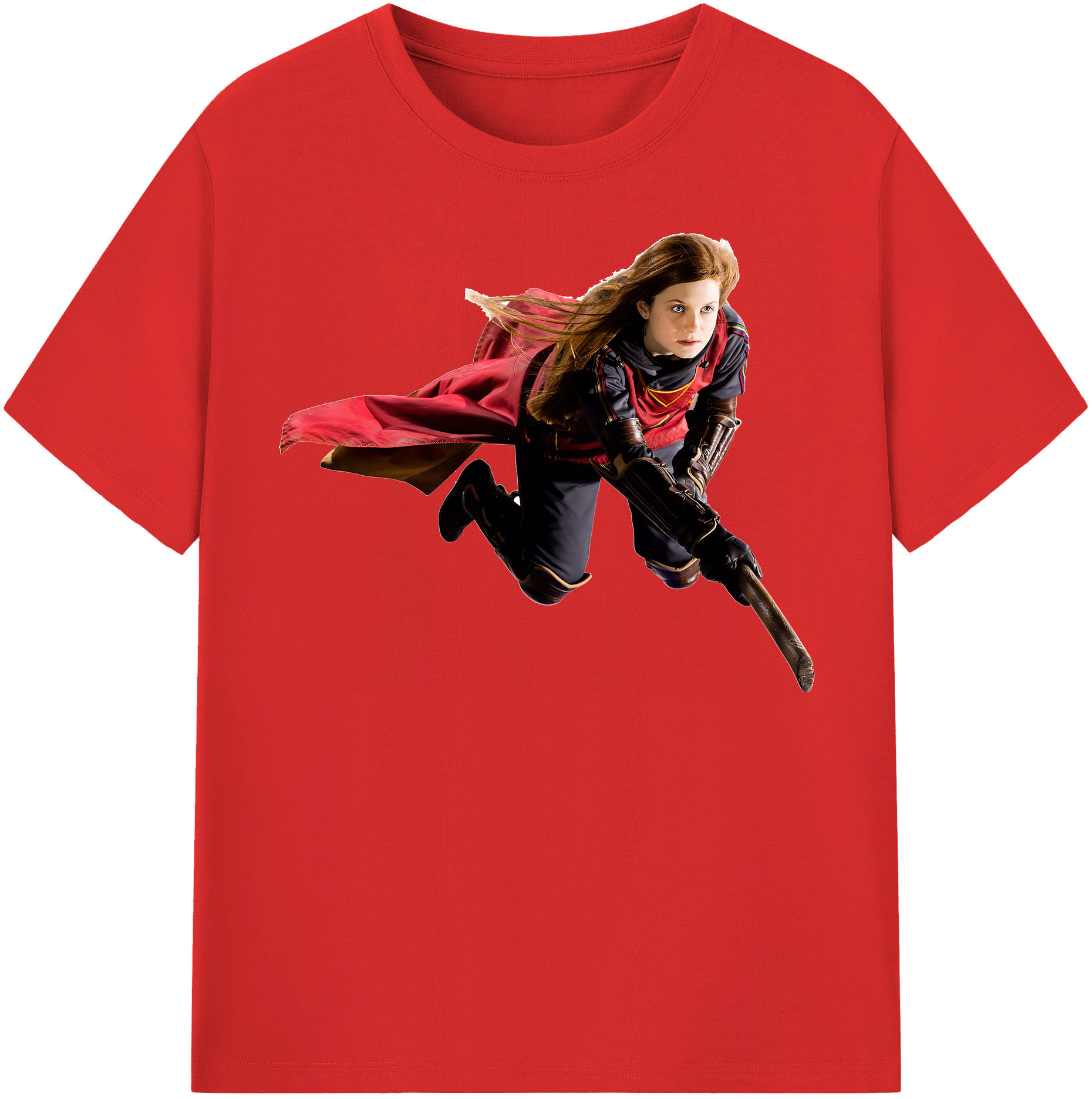（画像用） Harry Potter ハリー・ポッターシリーズ レディースカジュアルプリントTシャツ（綿100％）