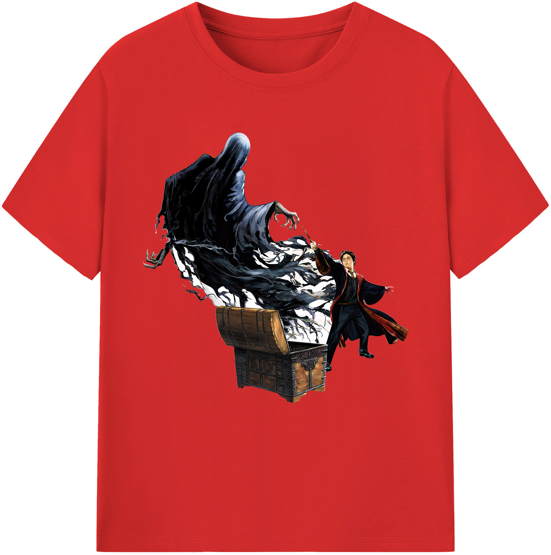 （画像用） Harry Potter ハリー・ポッターシリーズ レディースカジュアルプリントTシャツ（綿100％）