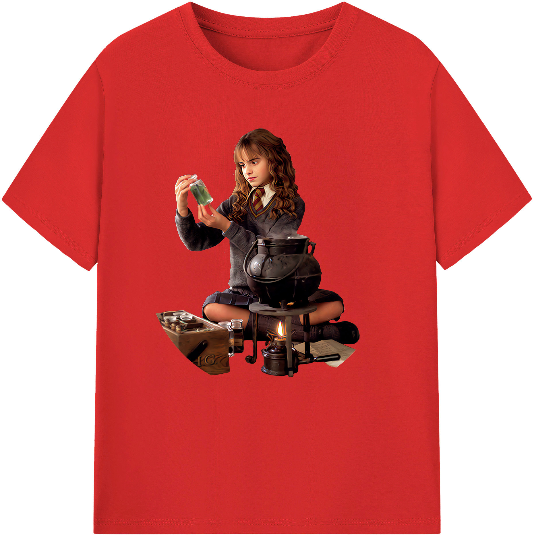 （画像用） Harry Potter ハリー・ポッターシリーズ レディースカジュアルプリントTシャツ（綿100％）