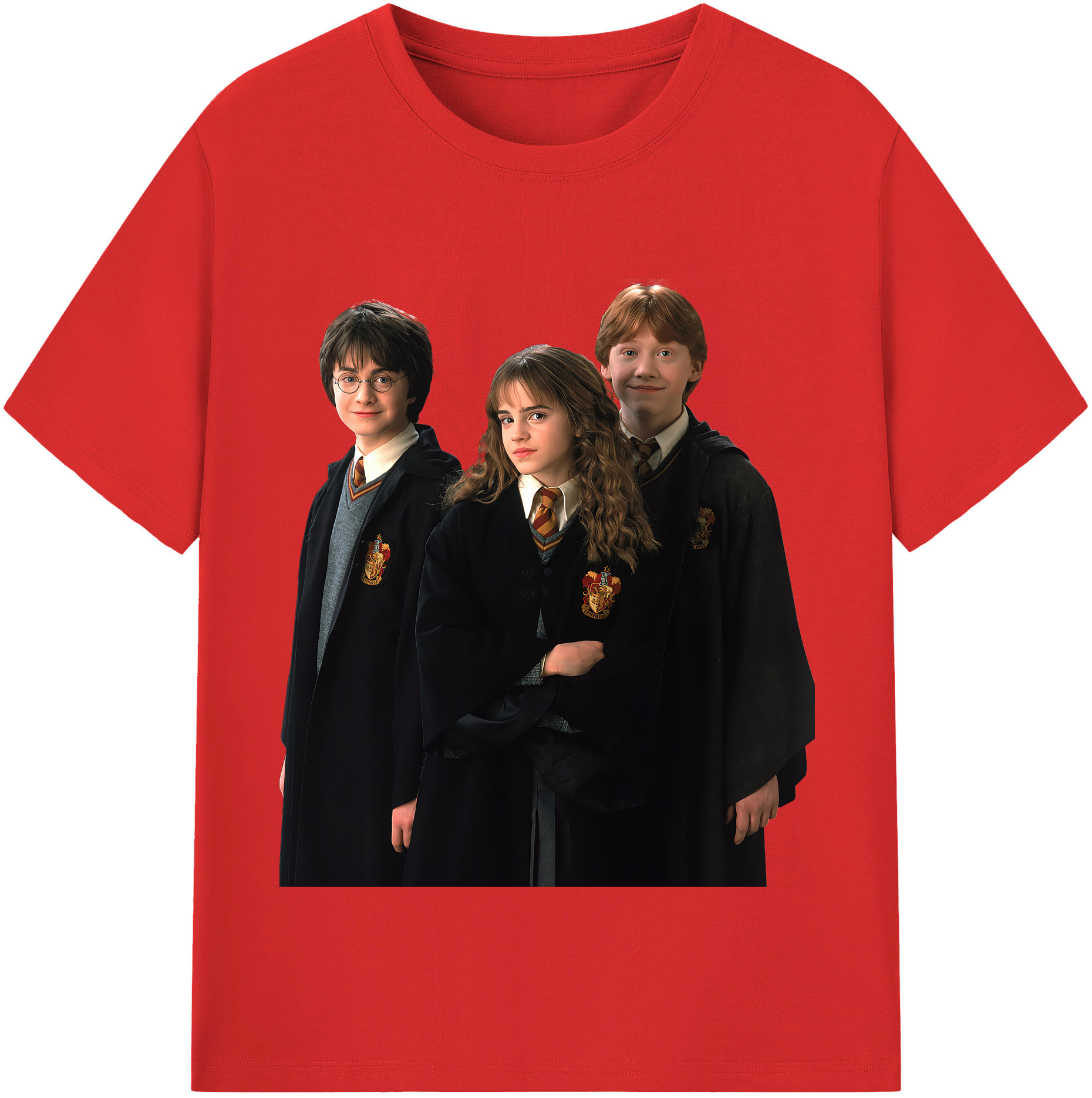 （画像用） Harry Potter ハリー・ポッターシリーズ レディースカジュアルプリントTシャツ（綿100％）