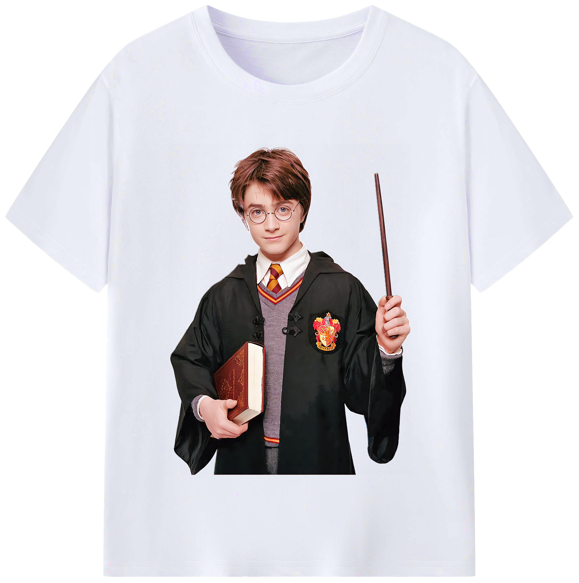 （画像用） Harry Potter ハリー・ポッターシリーズ レディースカジュアルプリントTシャツ（綿100％）