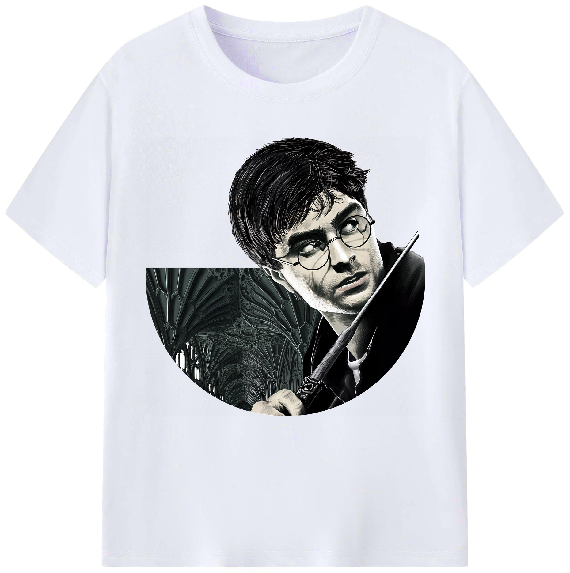 （画像用） Harry Potter ハリー・ポッターシリーズ レディースカジュアルプリントTシャツ（綿100％）