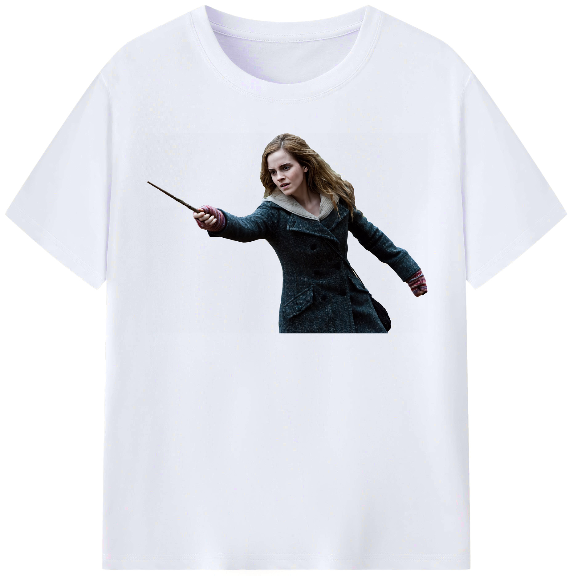 （画像用） Harry Potter ハリー・ポッターシリーズ レディースカジュアルプリントTシャツ（綿100％）