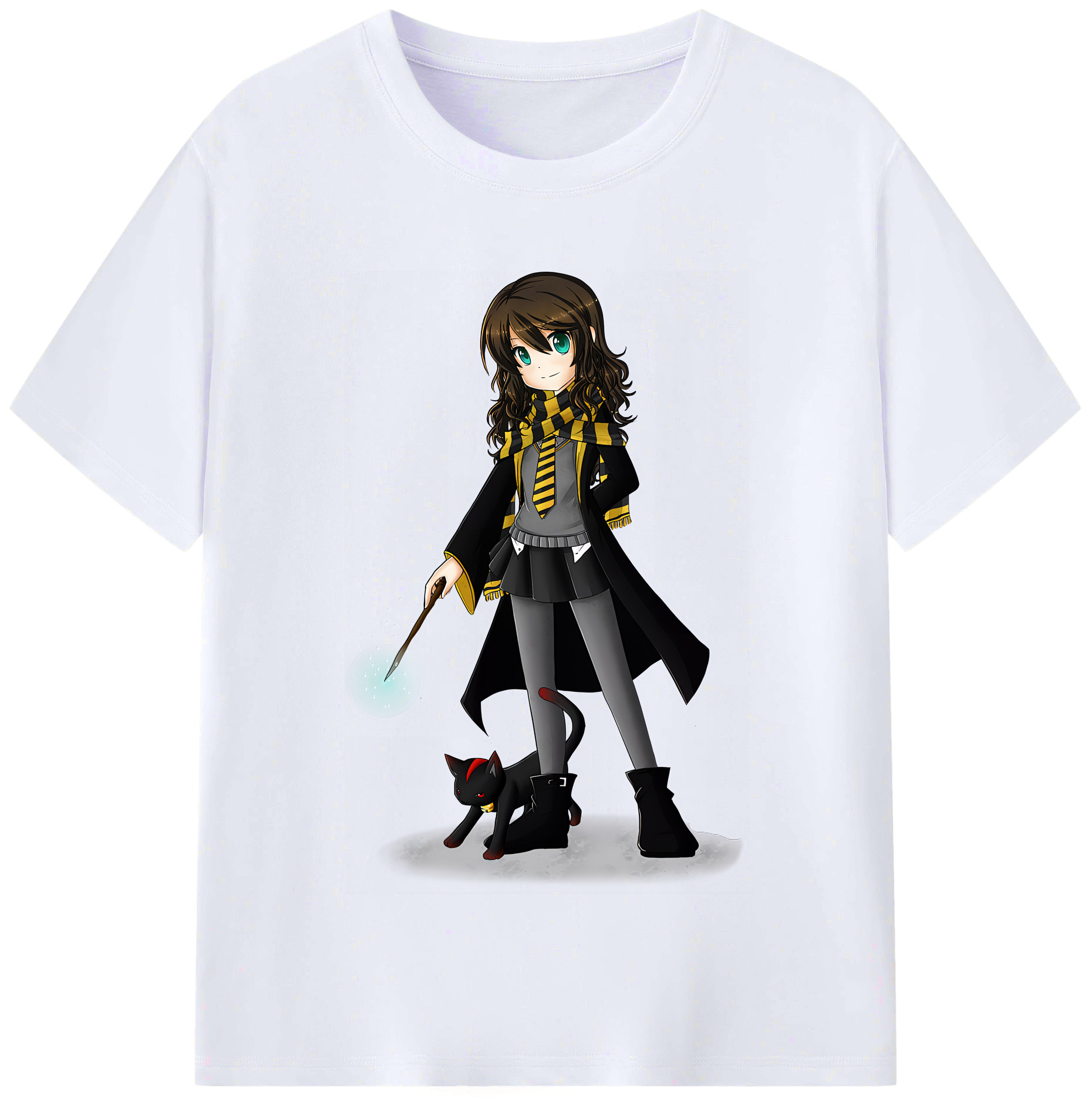 （画像用） Harry Potter ハリー・ポッターシリーズ レディースカジュアルプリントTシャツ（綿100％）