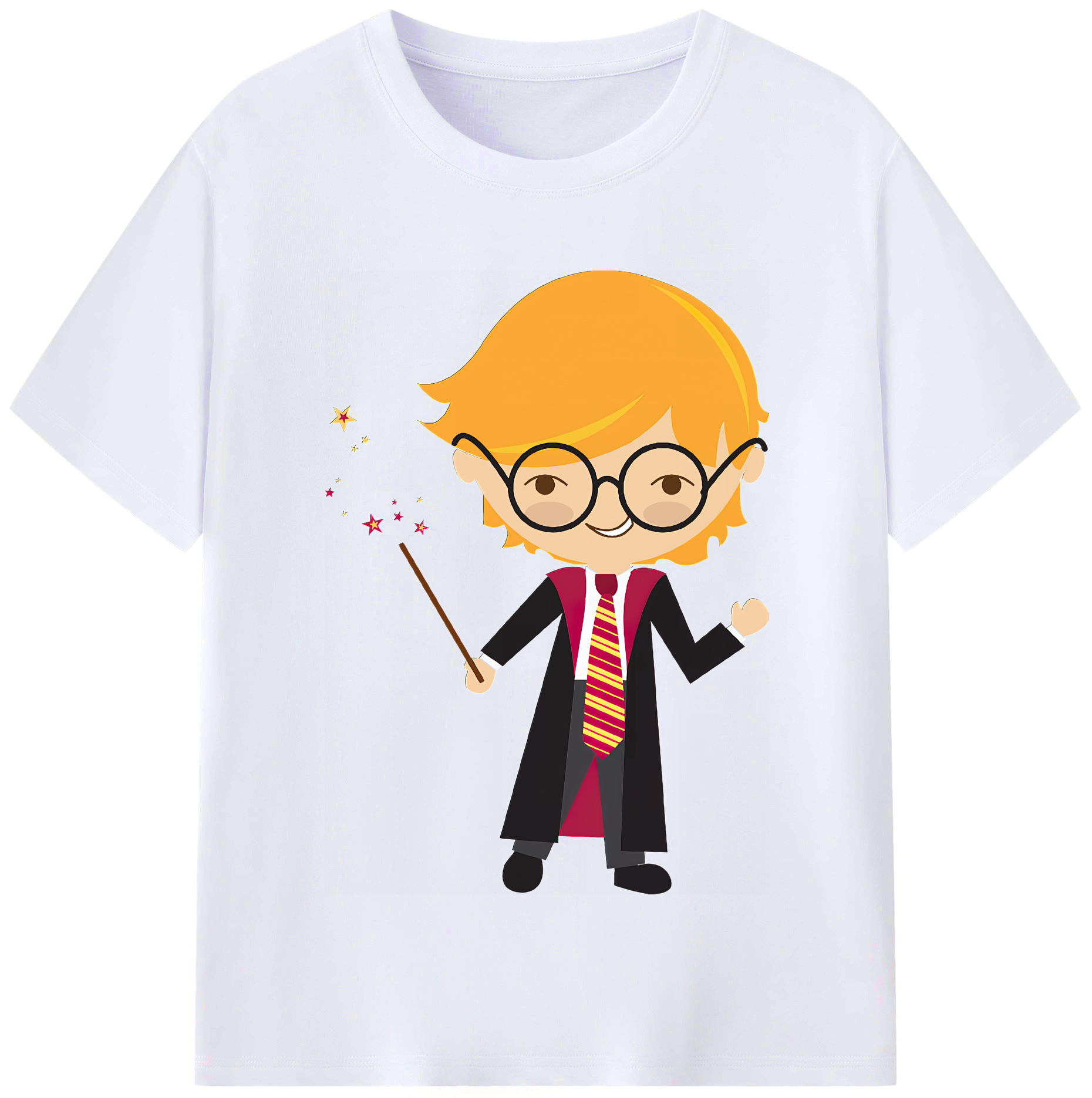 （画像用） Harry Potter ハリー・ポッターシリーズ レディースカジュアルプリントTシャツ（綿100％）