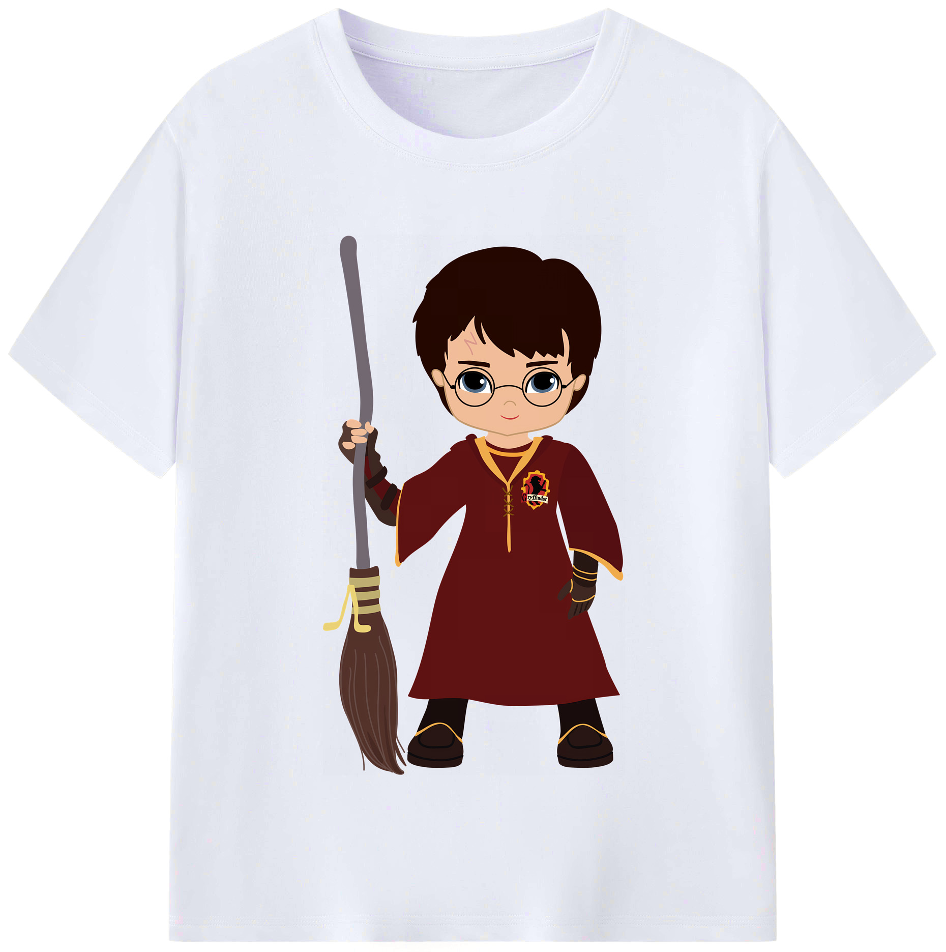 （画像用） Harry Potter ハリー・ポッターシリーズ レディースカジュアルプリントTシャツ（綿100％）