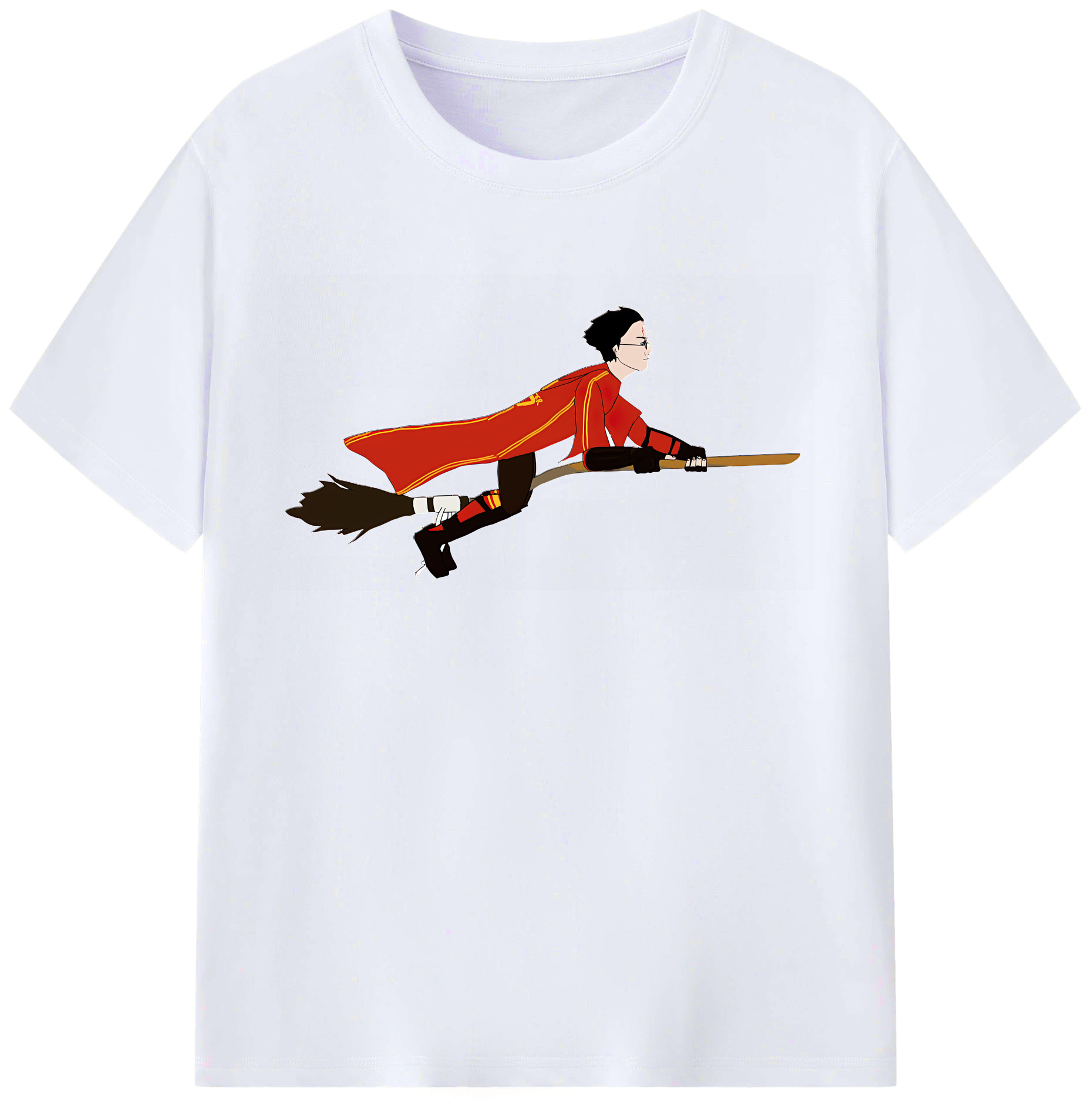 （画像用） Harry Potter ハリー・ポッターシリーズ レディースカジュアルプリントTシャツ（綿100％）