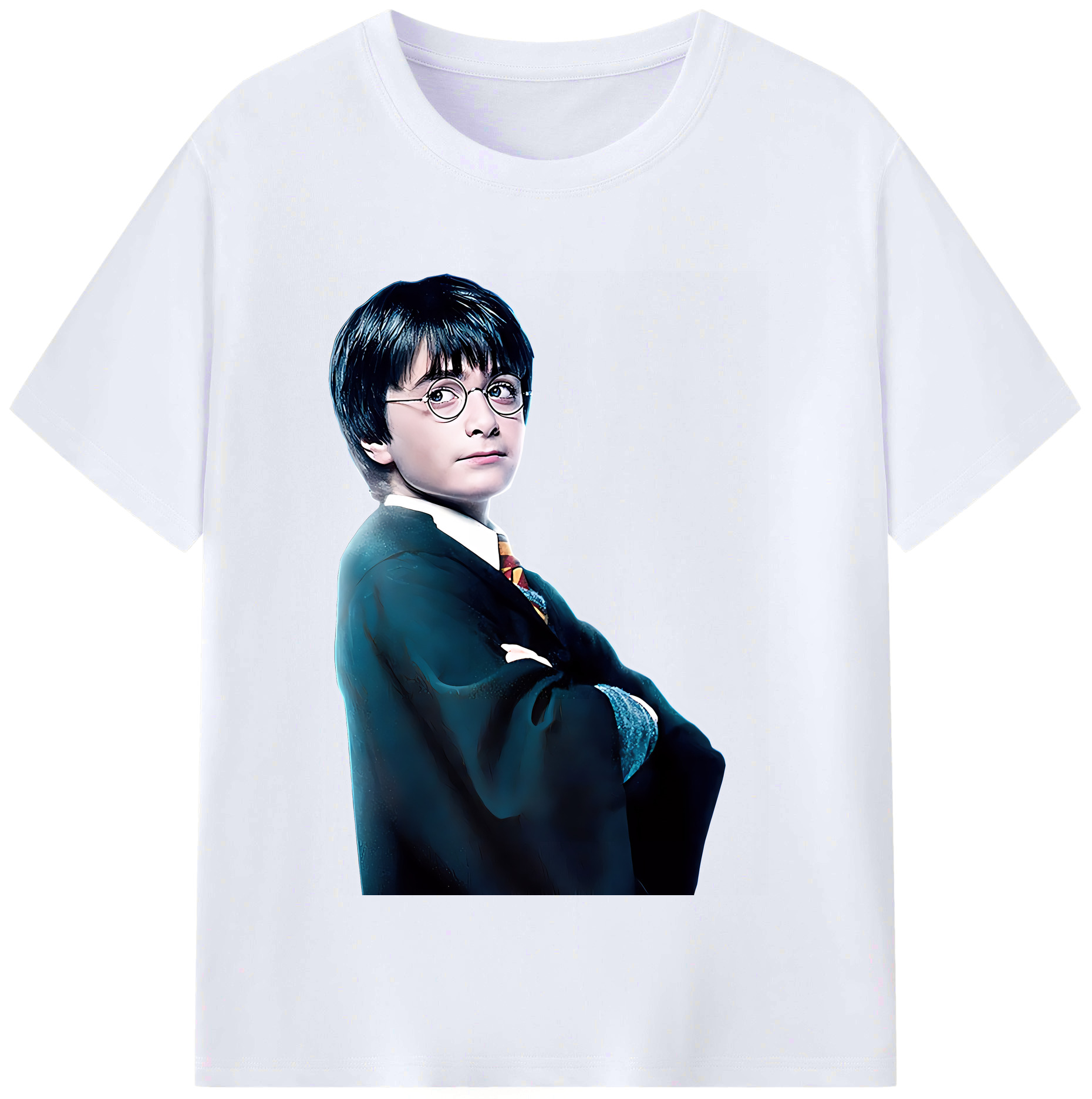 （画像用） Harry Potter ハリー・ポッターシリーズ レディースカジュアルプリントTシャツ（綿100％）