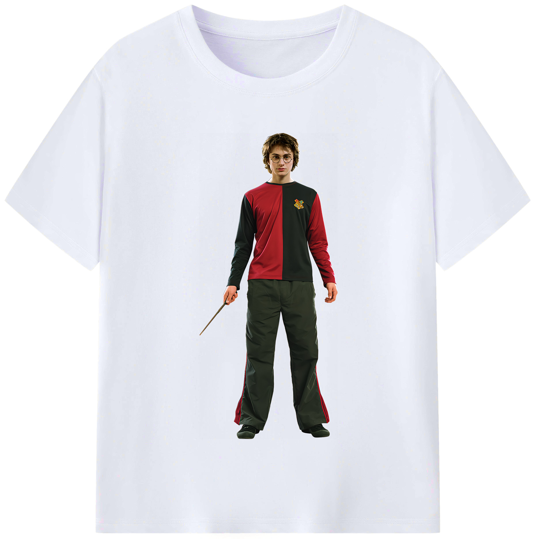 （画像用） Harry Potter ハリー・ポッターシリーズ レディースカジュアルプリントTシャツ（綿100％）