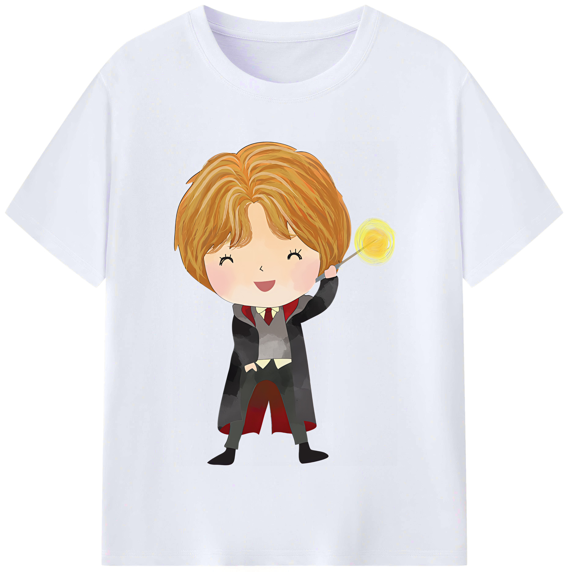 （画像用） Harry Potter ハリー・ポッターシリーズ レディースカジュアルプリントTシャツ（綿100％）