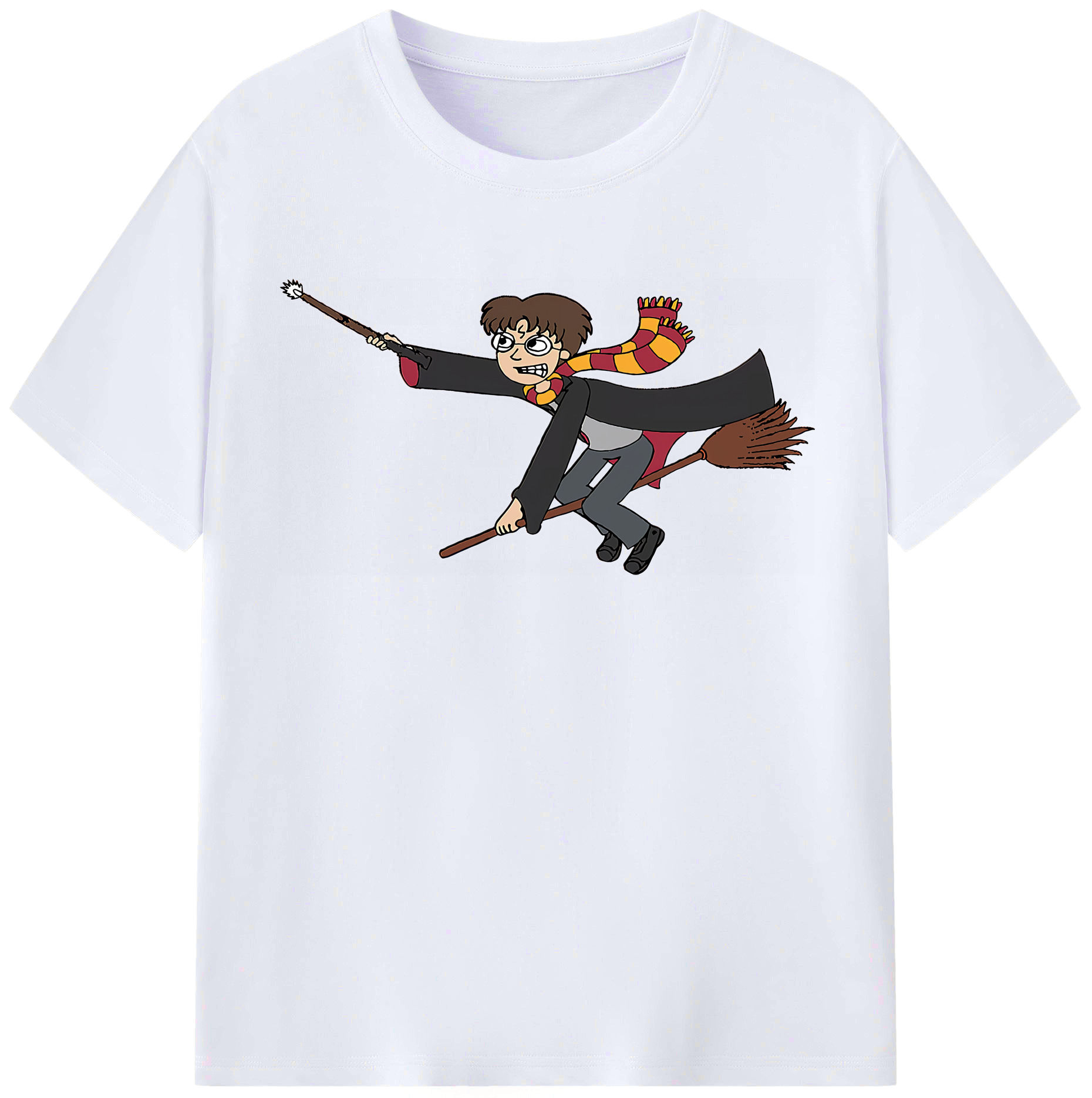 （画像用） Harry Potter ハリー・ポッターシリーズ レディースカジュアルプリントTシャツ（綿100％）