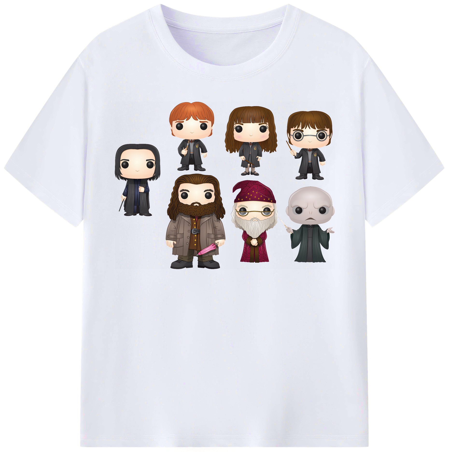 （画像用） Harry Potter ハリー・ポッターシリーズ レディースカジュアルプリントTシャツ（綿100％）