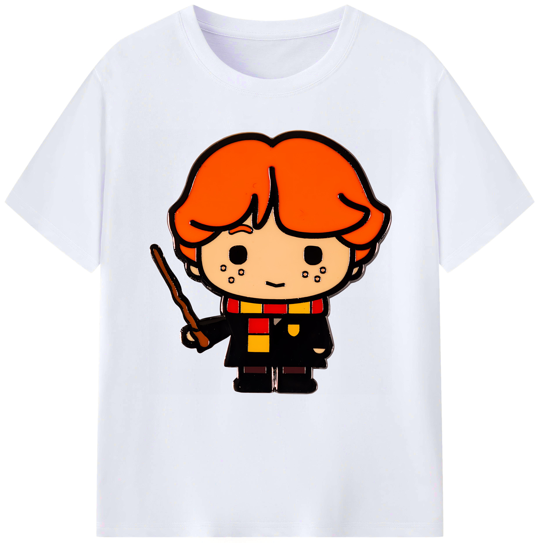 （画像用） Harry Potter ハリー・ポッターシリーズ レディースカジュアルプリントTシャツ（綿100％）