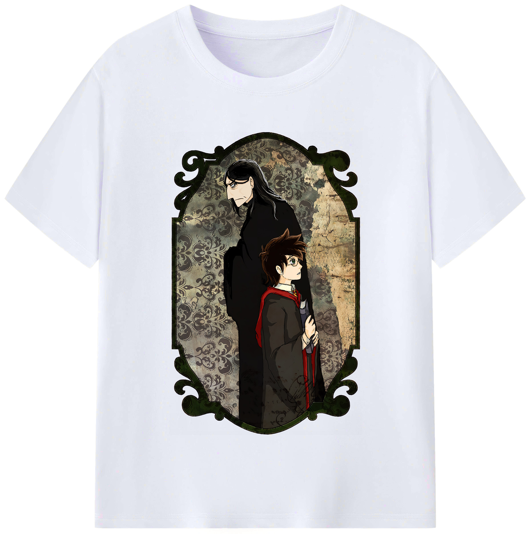 （画像用） Harry Potter ハリー・ポッターシリーズ レディースカジュアルプリントTシャツ（綿100％）