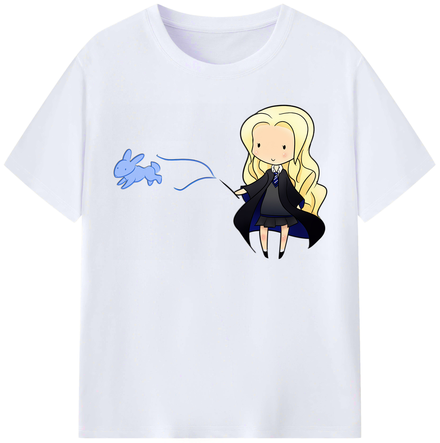 （画像用） Harry Potter ハリー・ポッターシリーズ レディースカジュアルプリントTシャツ（綿100％）