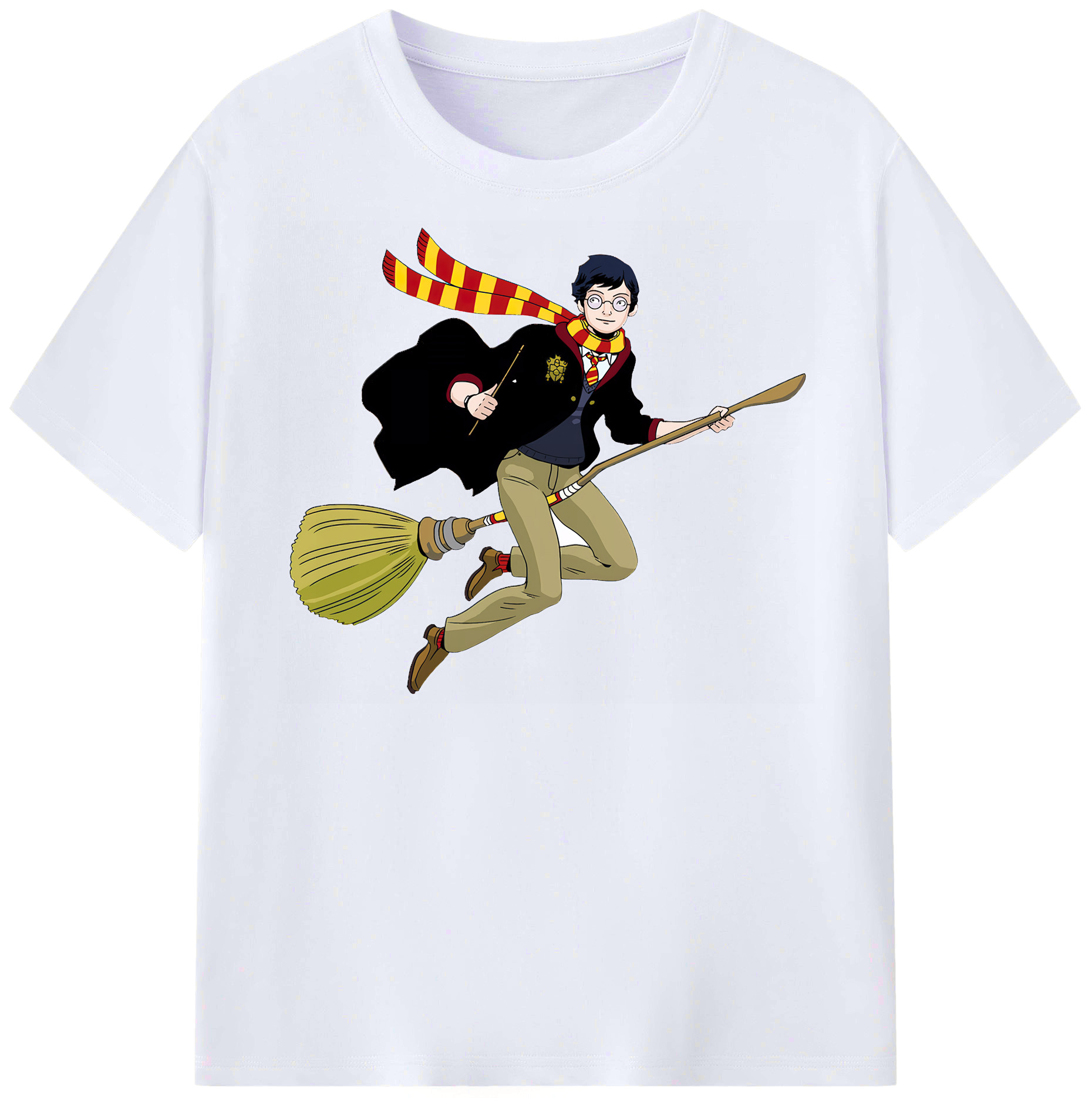 （画像用） Harry Potter ハリー・ポッターシリーズ レディースカジュアルプリントTシャツ（綿100％）