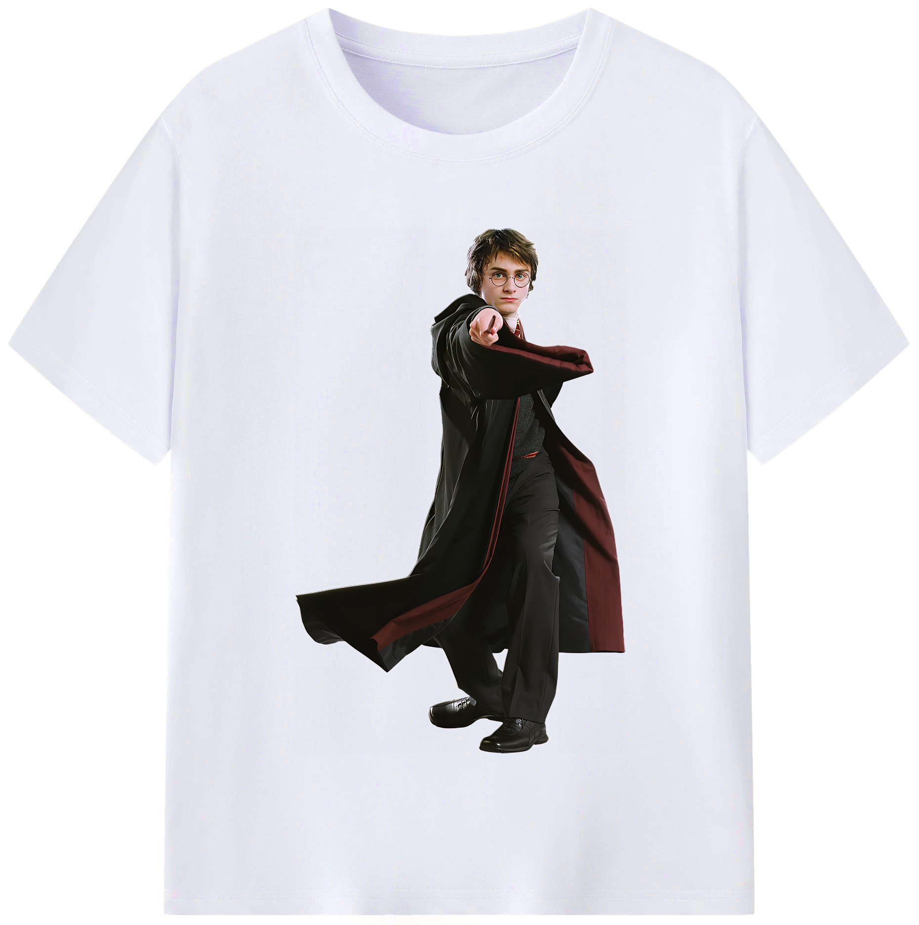 （画像用） Harry Potter ハリー・ポッターシリーズ レディースカジュアルプリントTシャツ（綿100％）