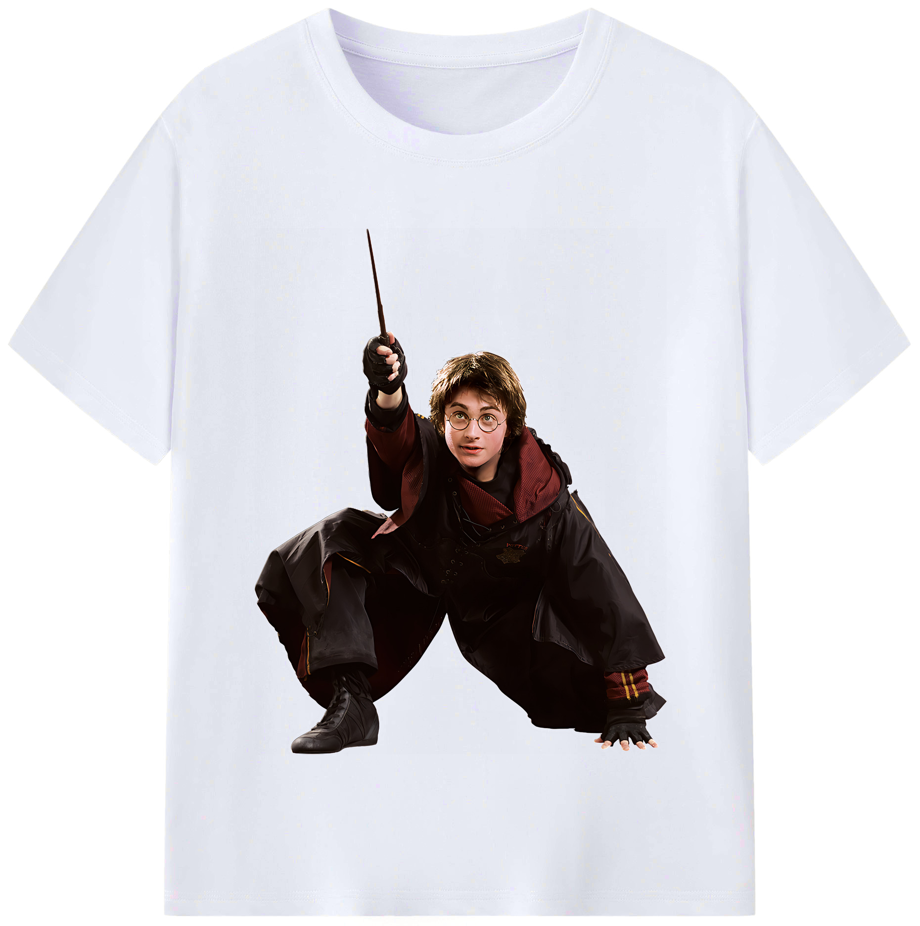 （画像用） Harry Potter ハリー・ポッターシリーズ レディースカジュアルプリントTシャツ（綿100％）