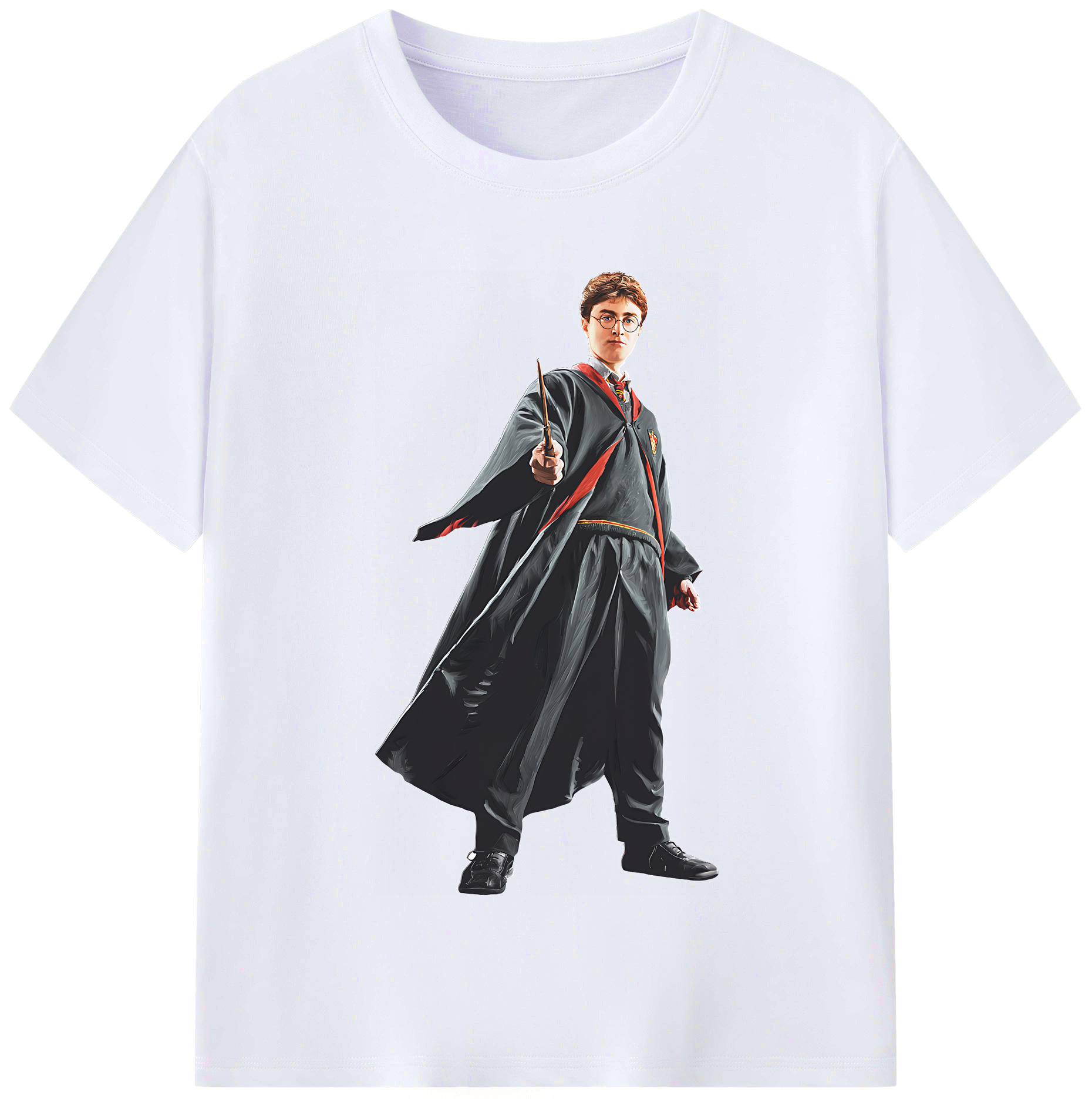 （画像用） Harry Potter ハリー・ポッターシリーズ レディースカジュアルプリントTシャツ（綿100％）