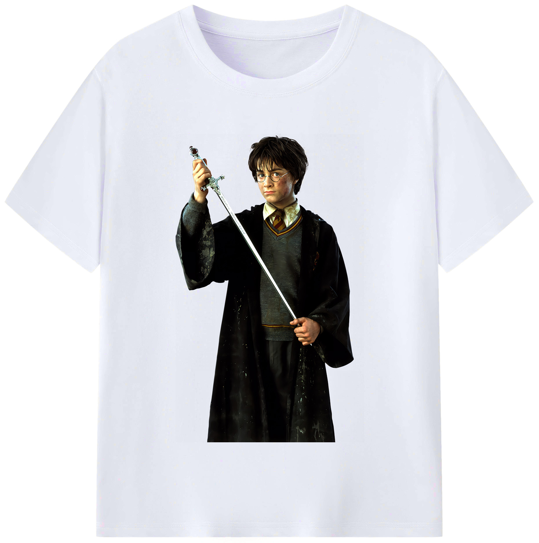 （画像用） Harry Potter ハリー・ポッターシリーズ レディースカジュアルプリントTシャツ（綿100％）