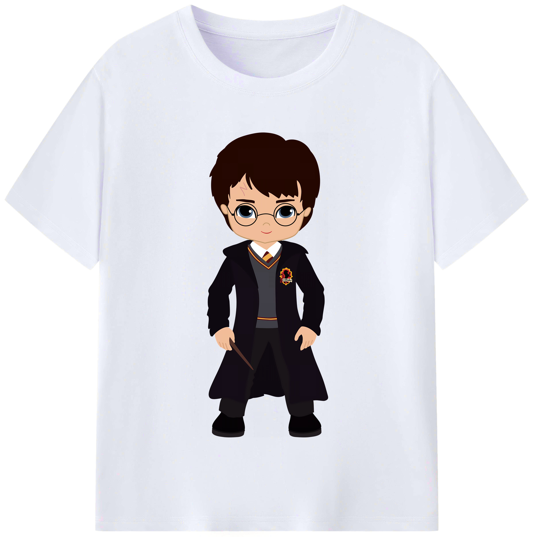 （画像用） Harry Potter ハリー・ポッターシリーズ レディースカジュアルプリントTシャツ（綿100％）
