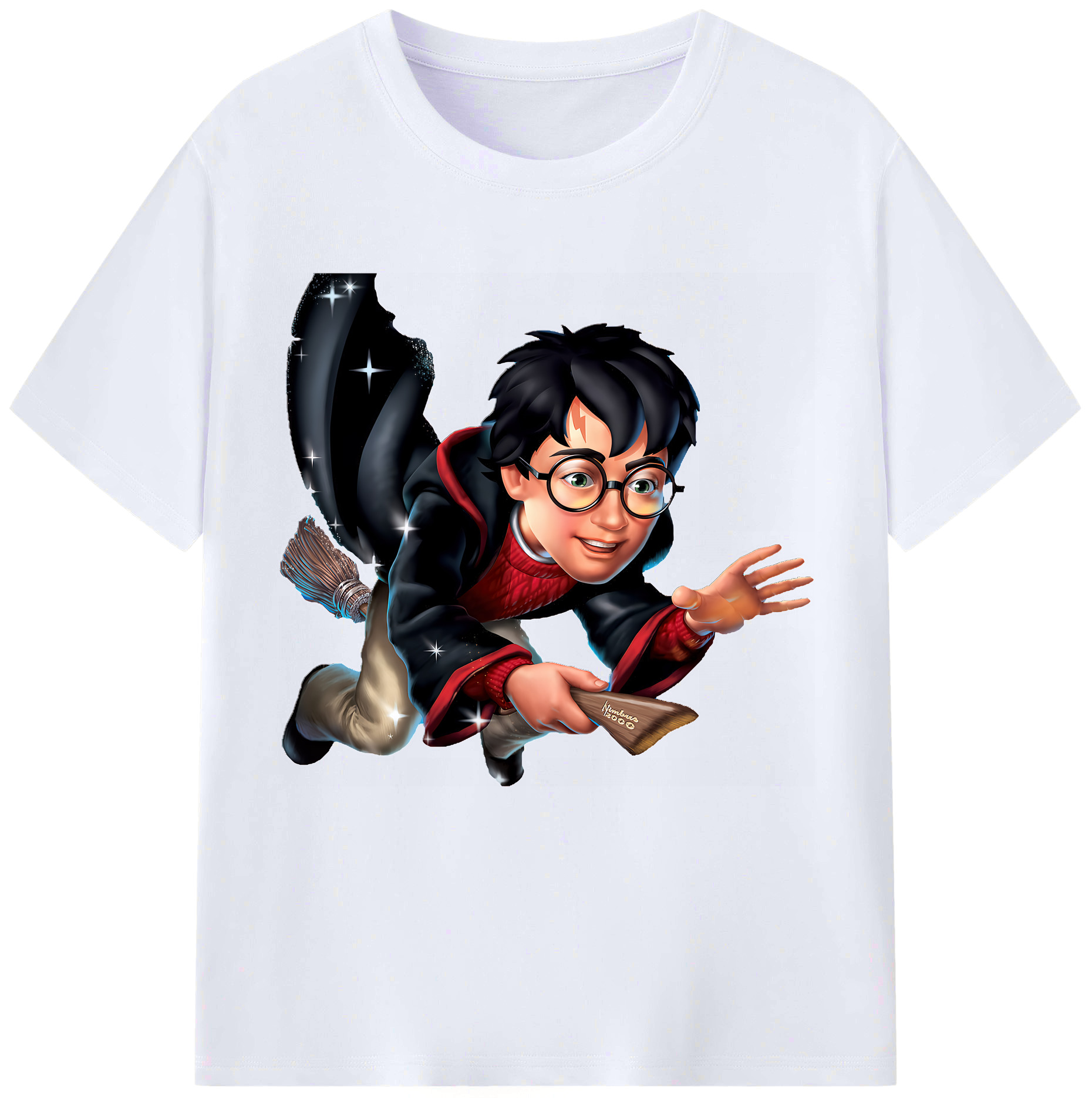 （画像用） Harry Potter ハリー・ポッターシリーズ レディースカジュアルプリントTシャツ（綿100％）