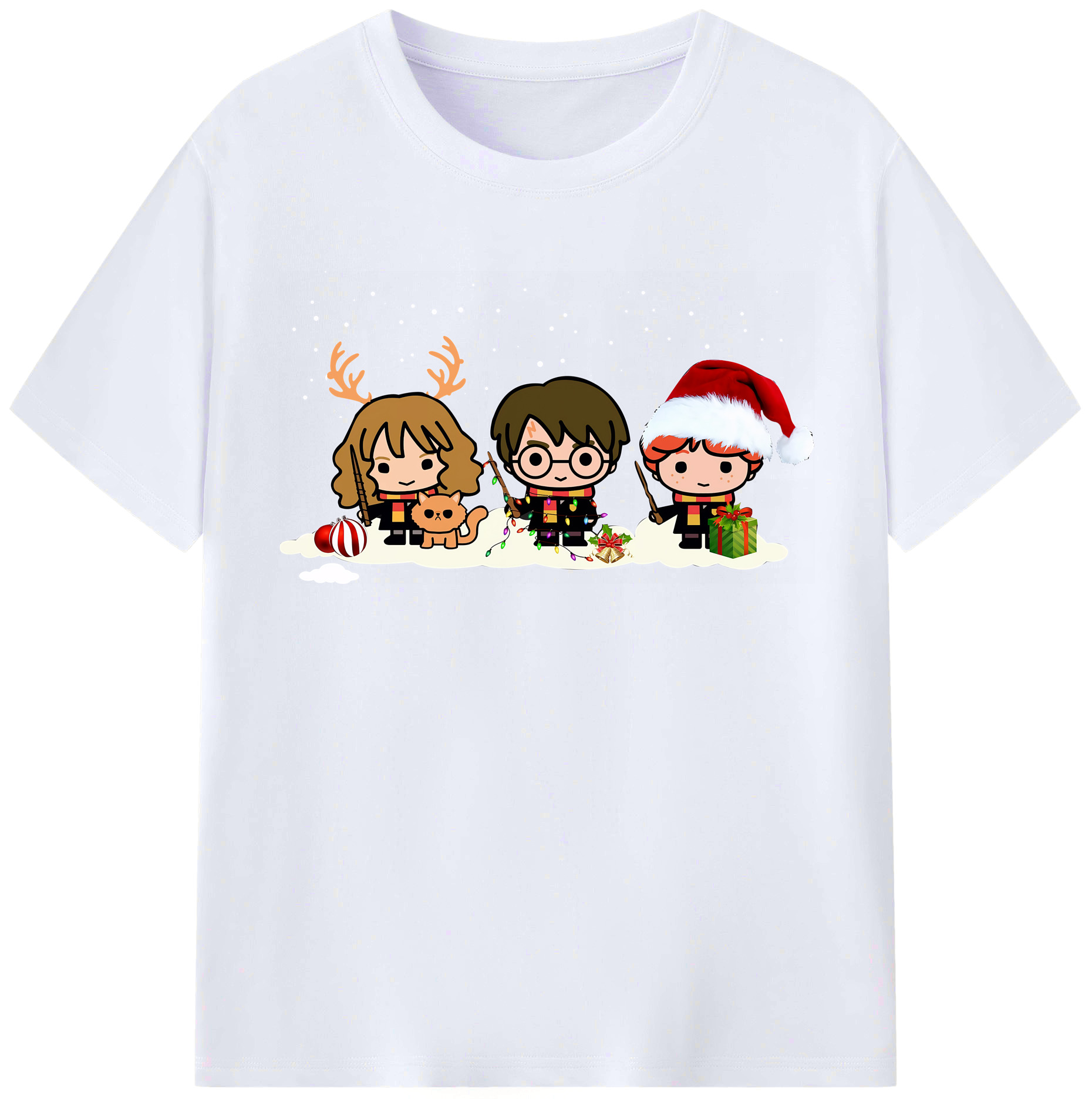 （画像用） Harry Potter ハリー・ポッターシリーズ レディースカジュアルプリントTシャツ（綿100％）