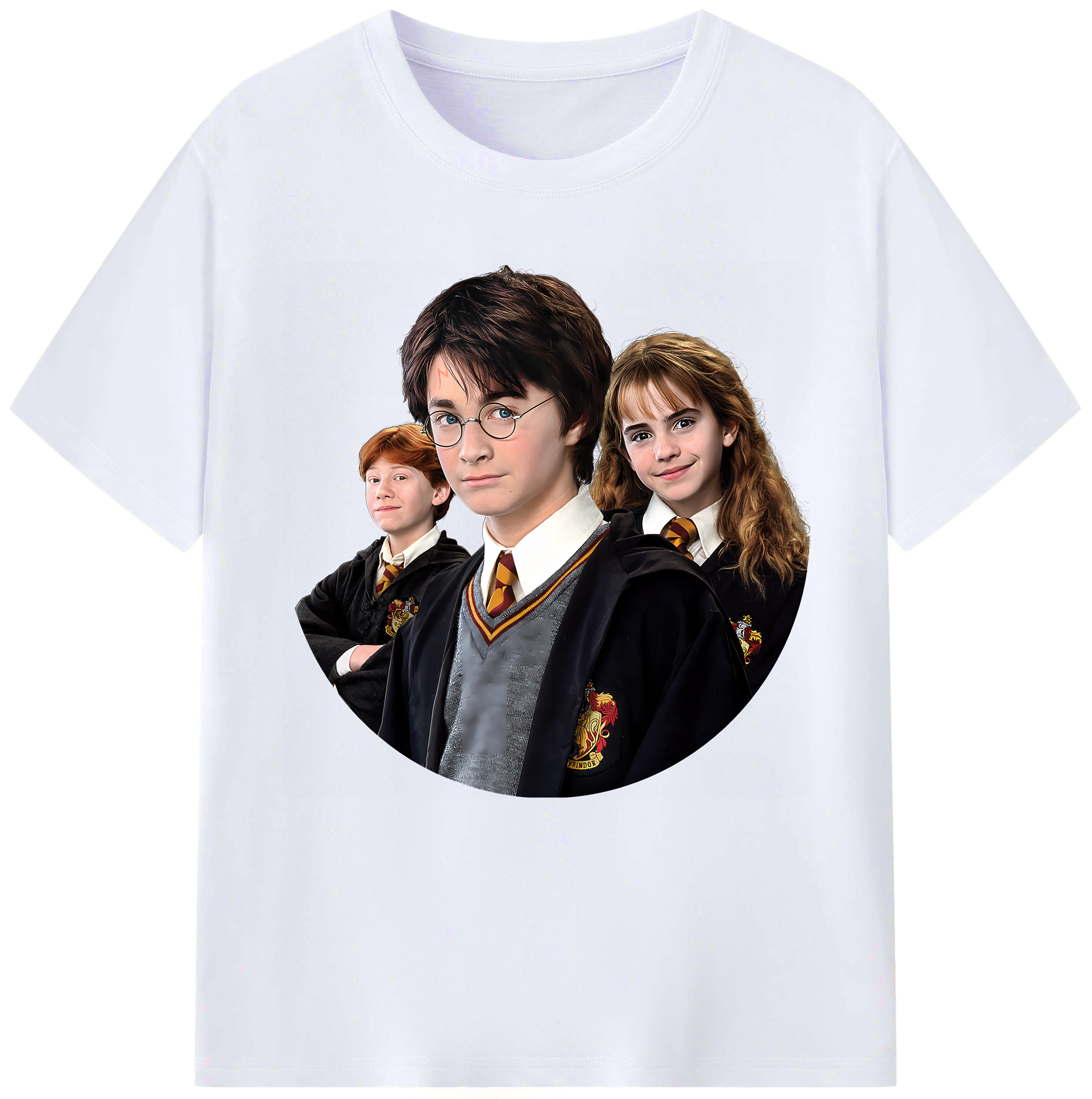（画像用） Harry Potter ハリー・ポッターシリーズ レディースカジュアルプリントTシャツ（綿100％）