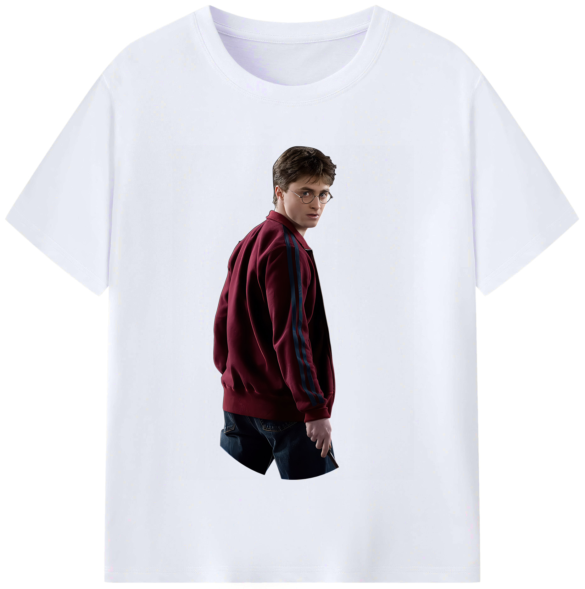 （画像用） Harry Potter ハリー・ポッターシリーズ レディースカジュアルプリントTシャツ（綿100％）