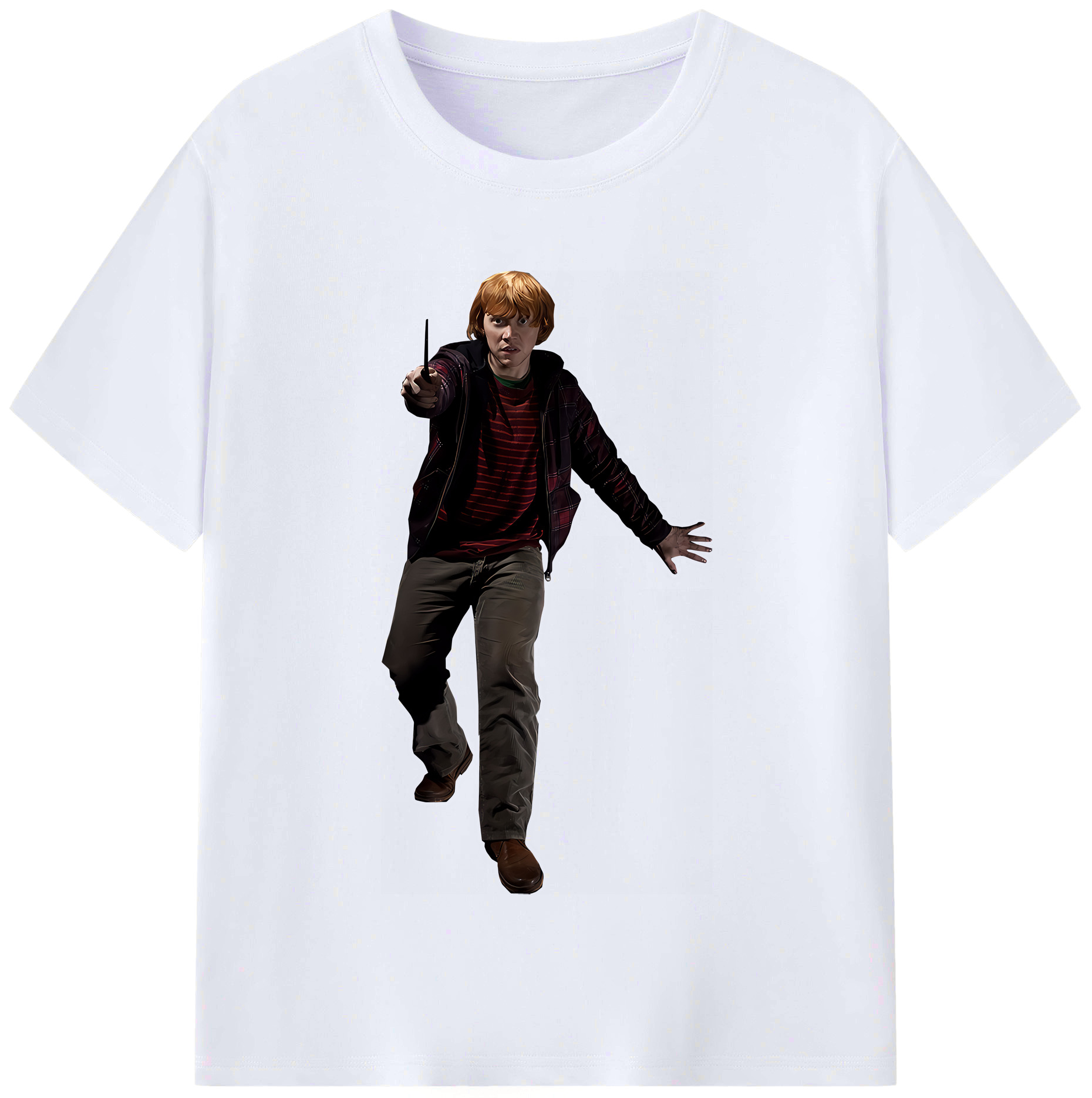 （画像用） Harry Potter ハリー・ポッターシリーズ レディースカジュアルプリントTシャツ（綿100％）