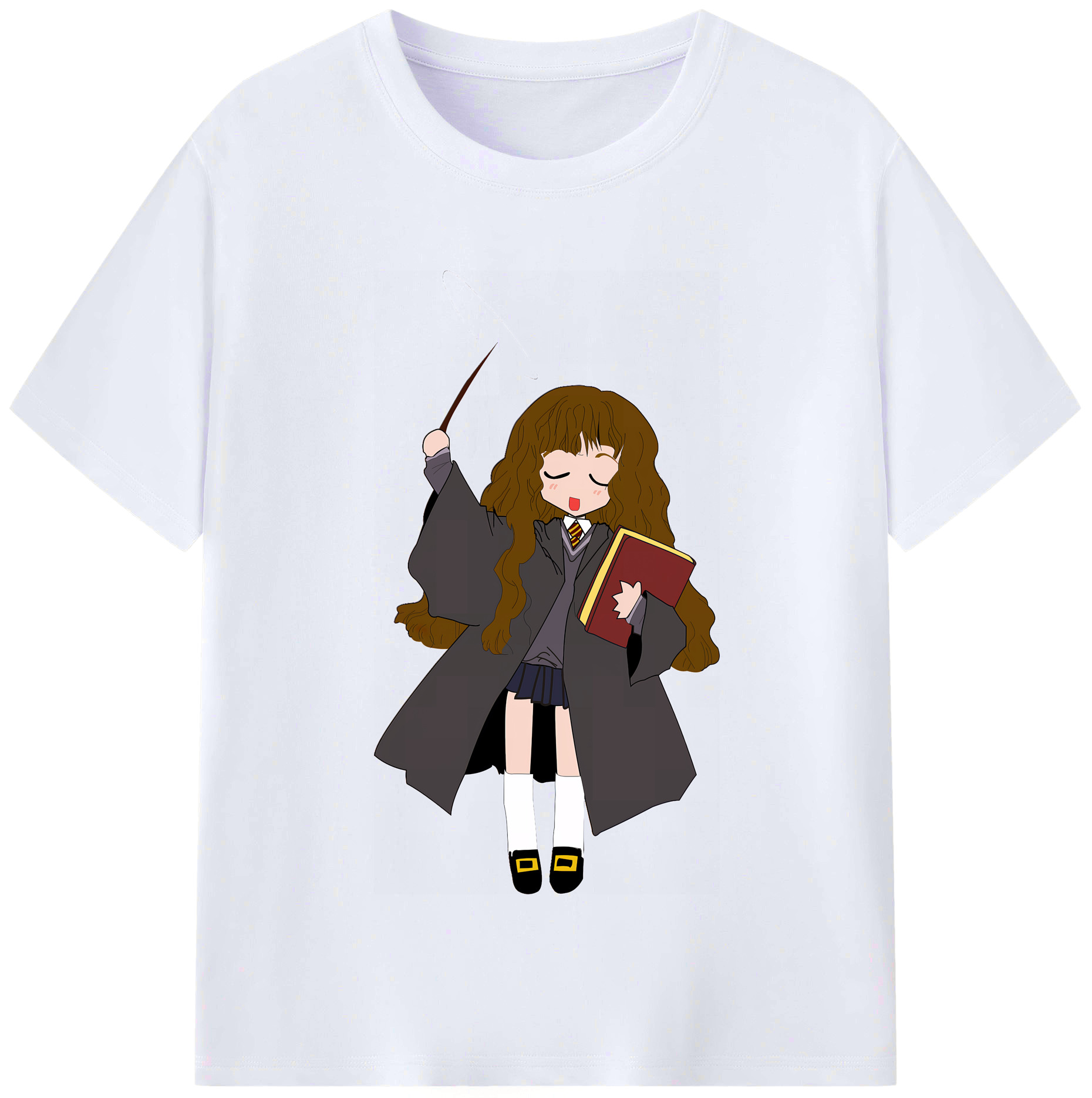 （画像用） Harry Potter ハリー・ポッターシリーズ レディースカジュアルプリントTシャツ（綿100％）