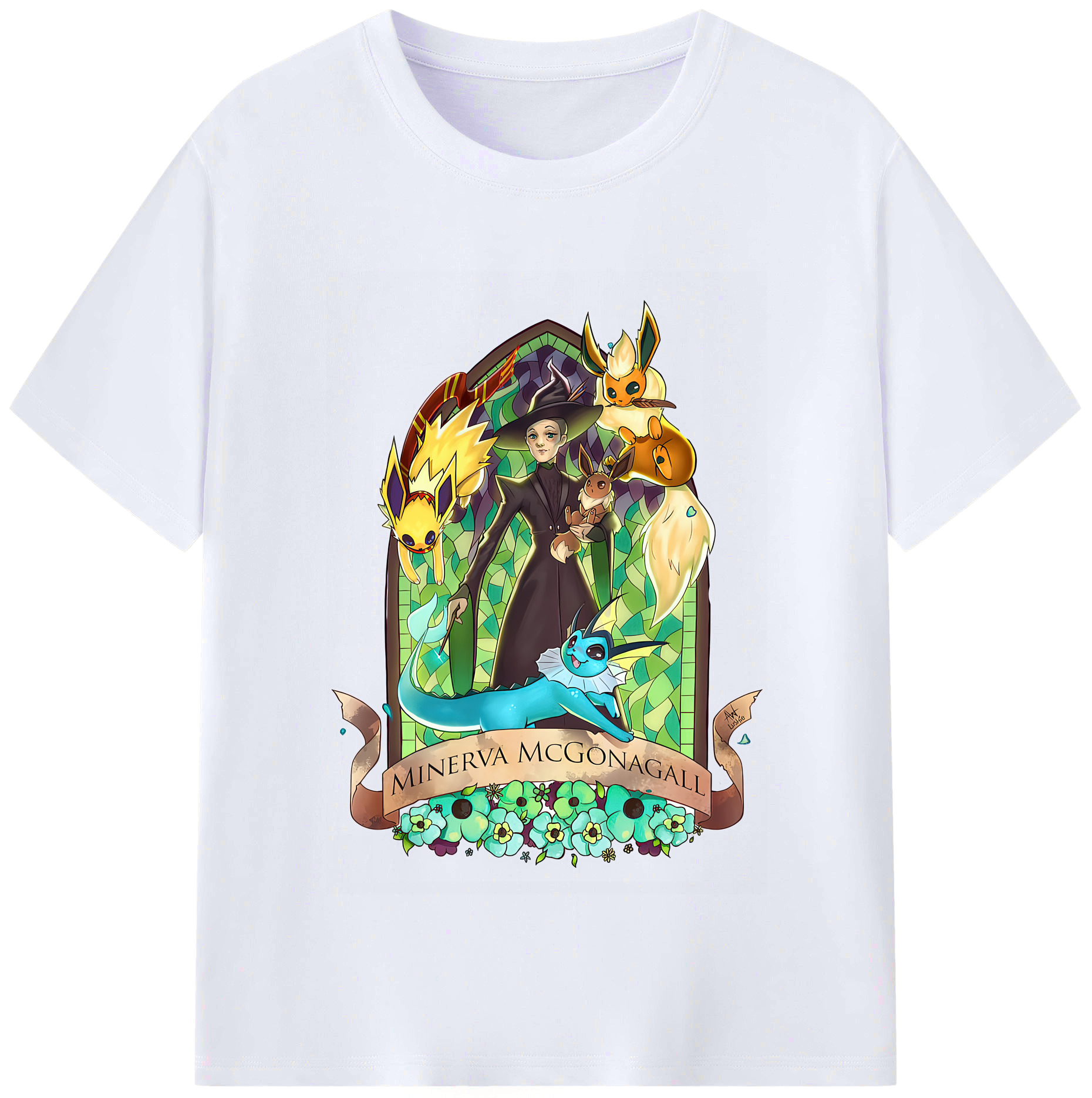 （画像用） Harry Potter ハリー・ポッターシリーズ レディースカジュアルプリントTシャツ（綿100％）