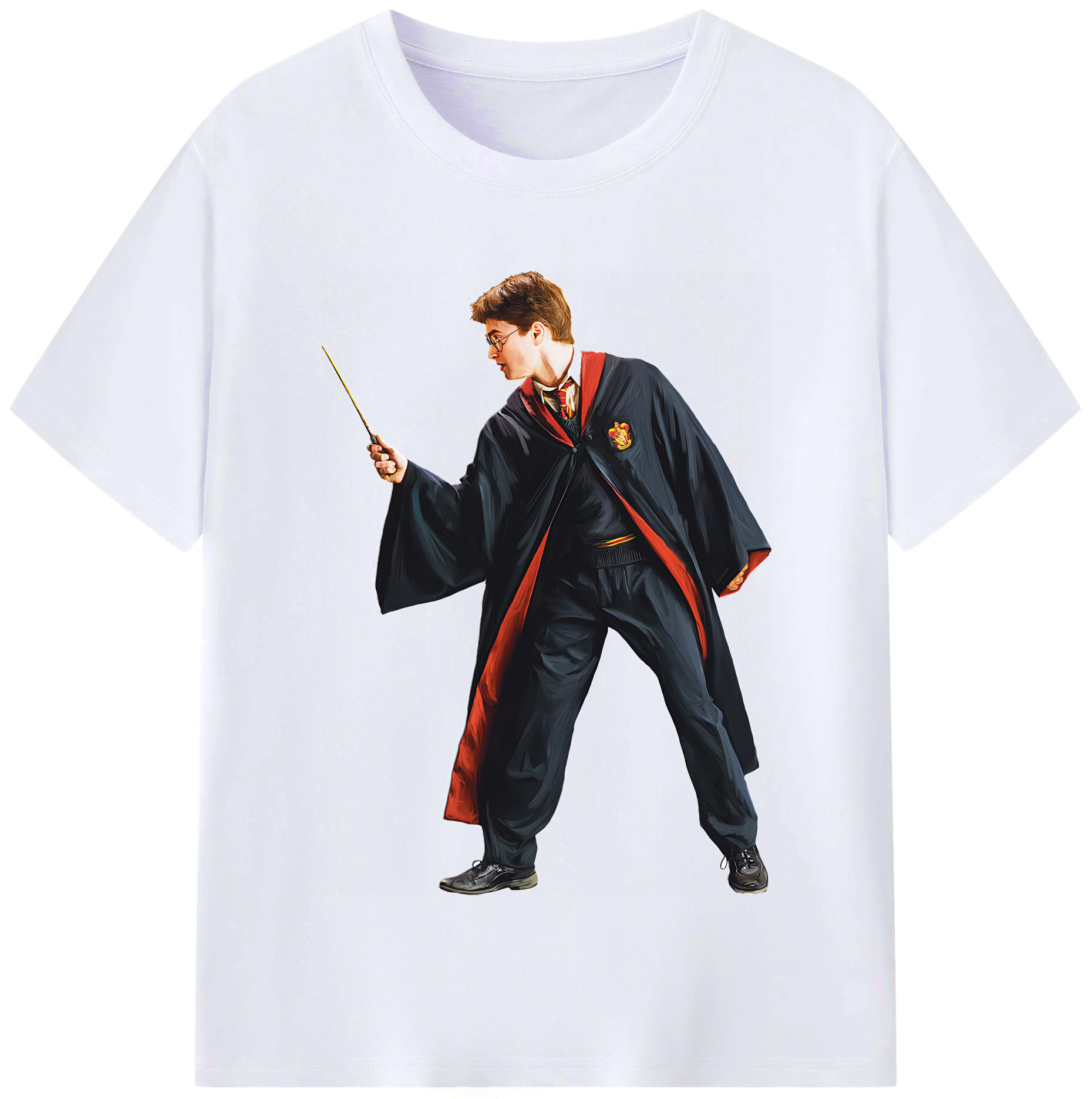 （画像用） Harry Potter ハリー・ポッターシリーズ レディースカジュアルプリントTシャツ（綿100％）