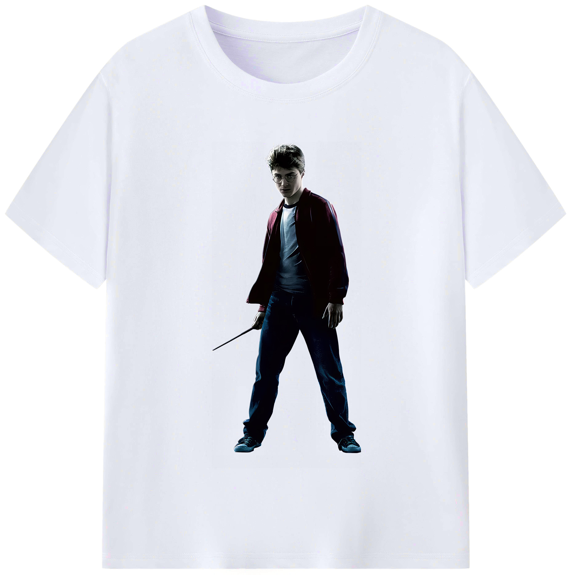 （画像用） Harry Potter ハリー・ポッターシリーズ レディースカジュアルプリントTシャツ（綿100％）